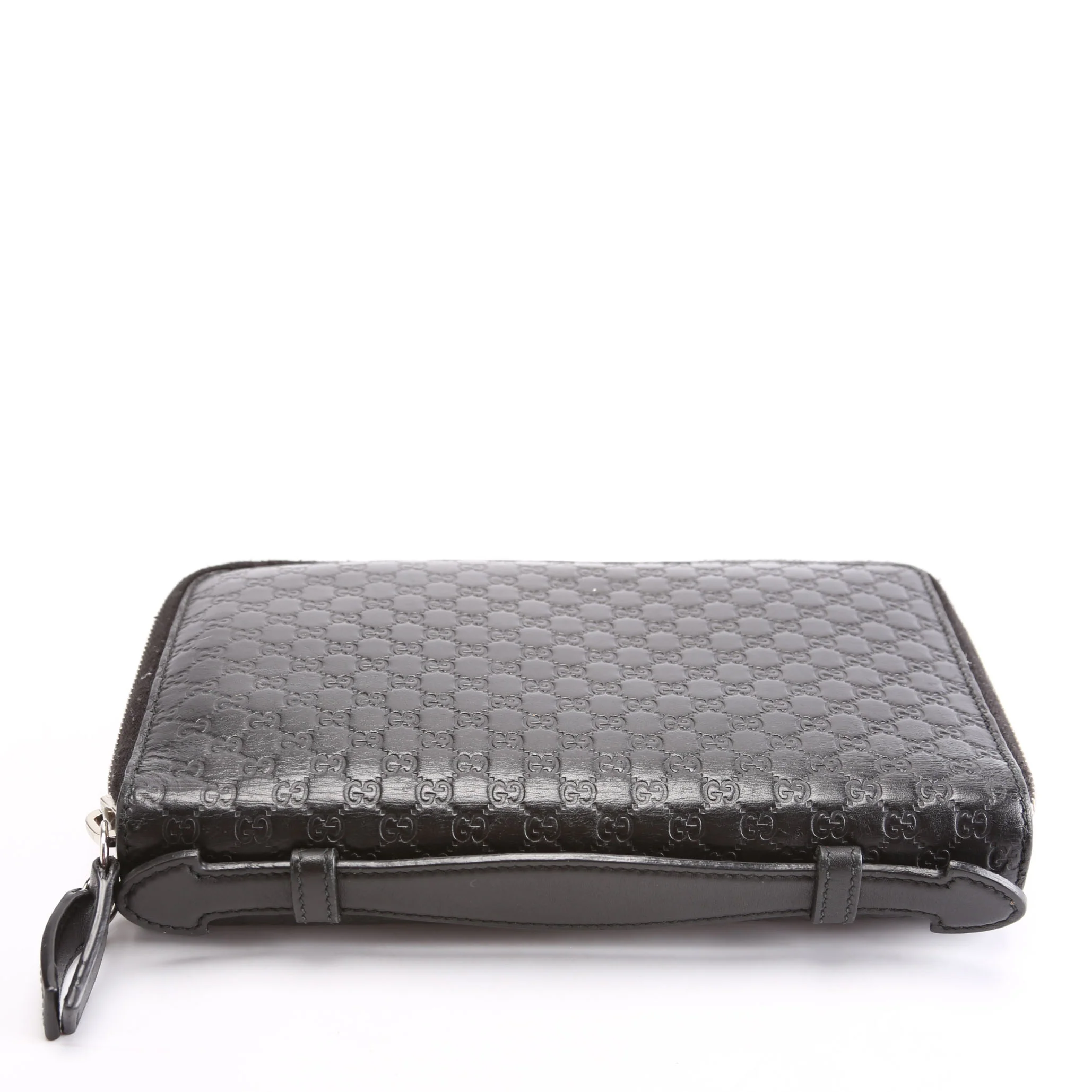 449246 Micro Guccissima Travel Wallet Black - Image 4
