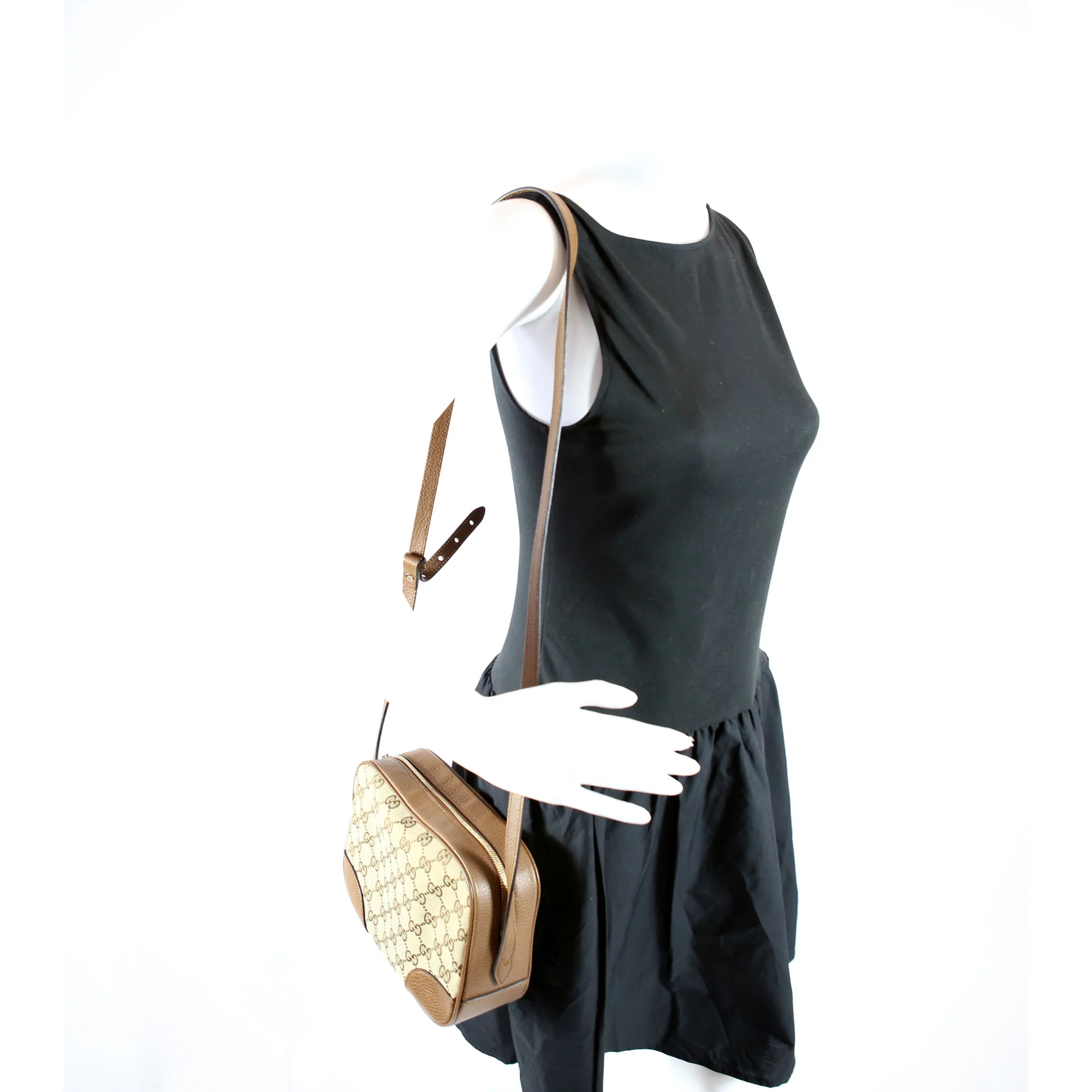 449413 Bree GG Crossbody Brown/Beige - Image 11