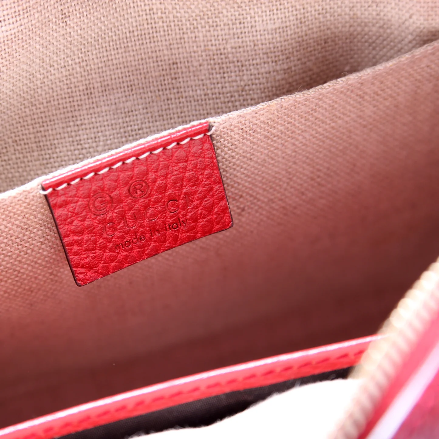 449413 Bree GG Crossbody Red - Image 8