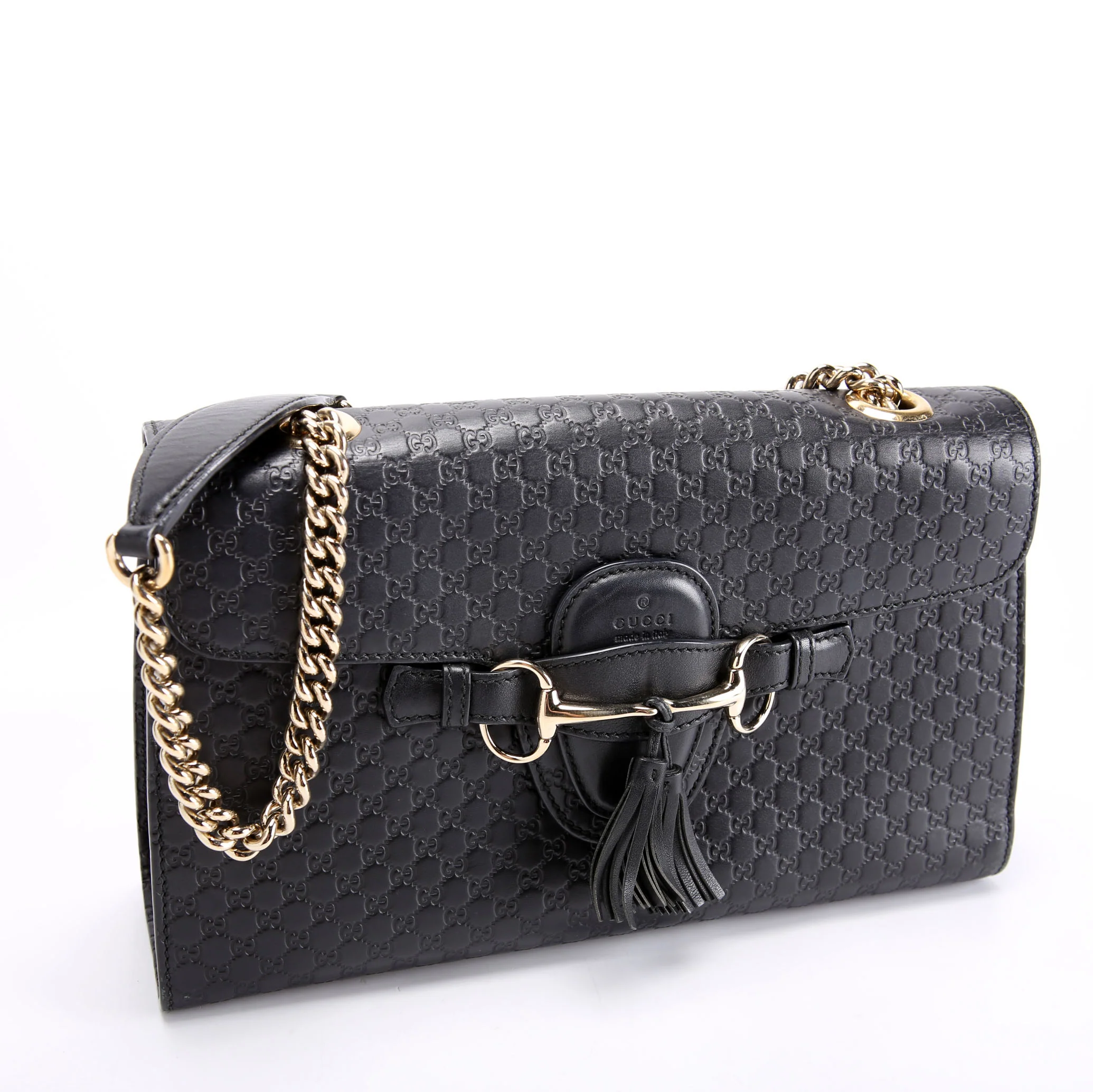 449635 Emily Micro Medium Chain Black - Image 2