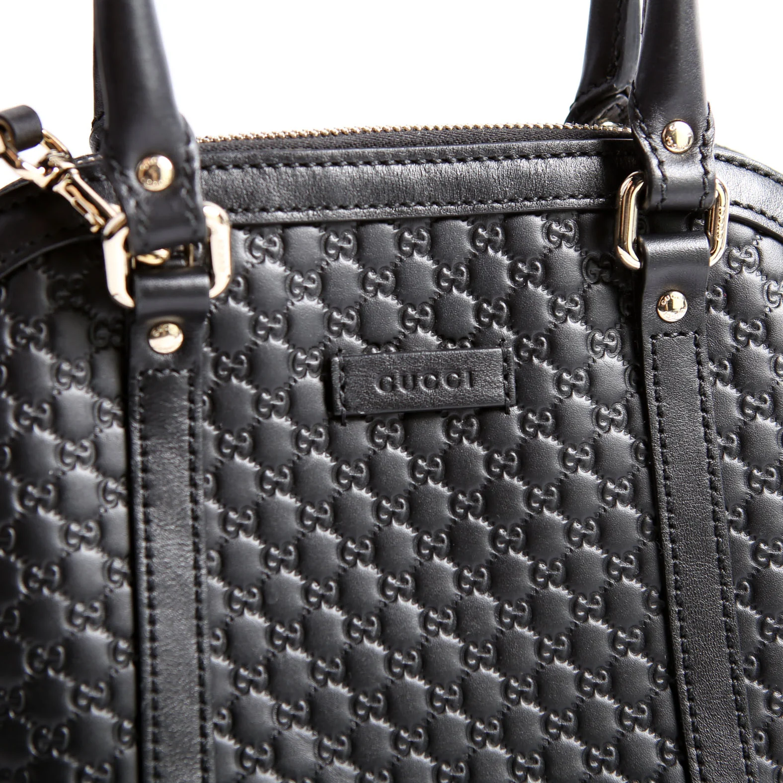 449654 Mini Dome Micro Guccissima Black - Image 10