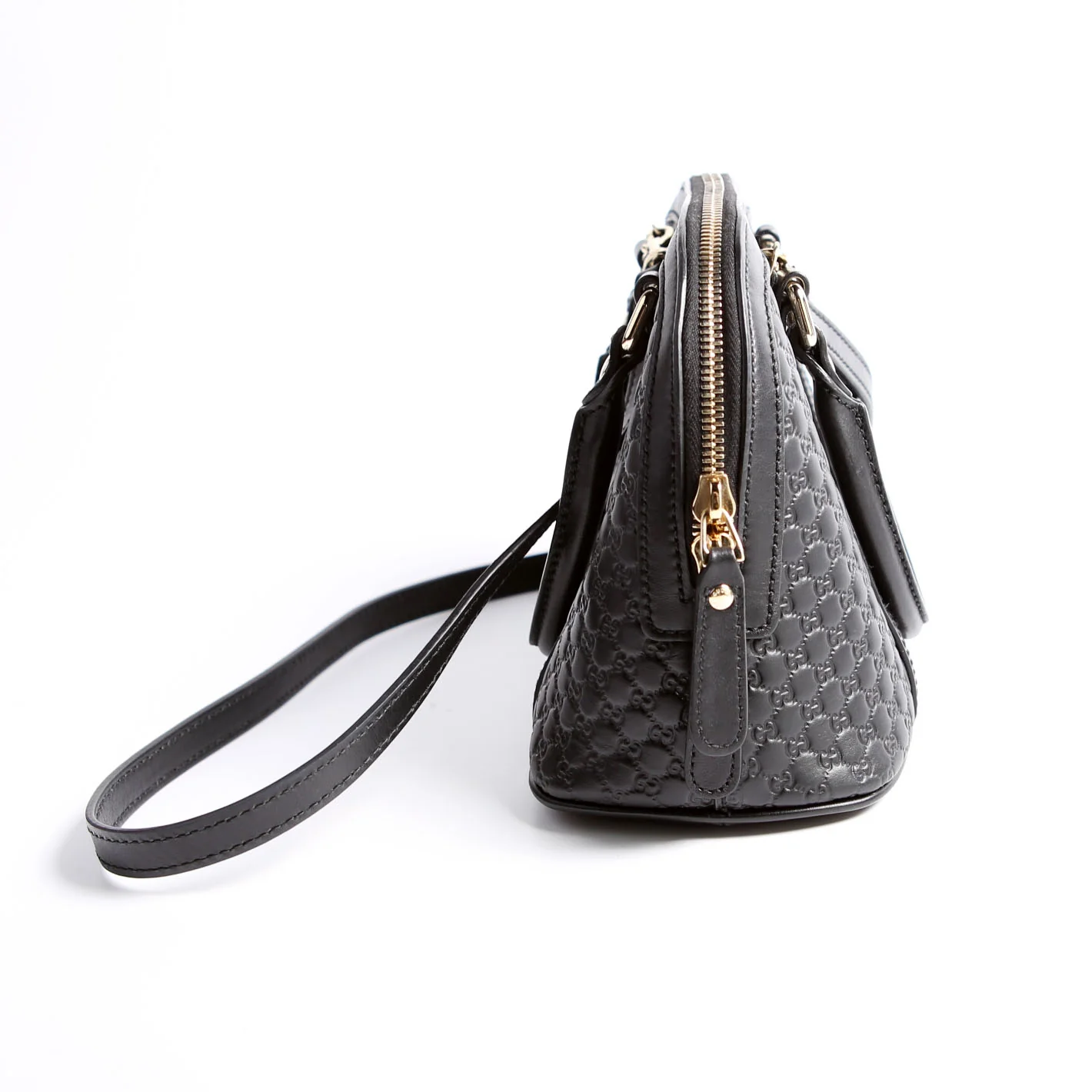449654 Mini Dome Micro Guccissima Black - Image 3