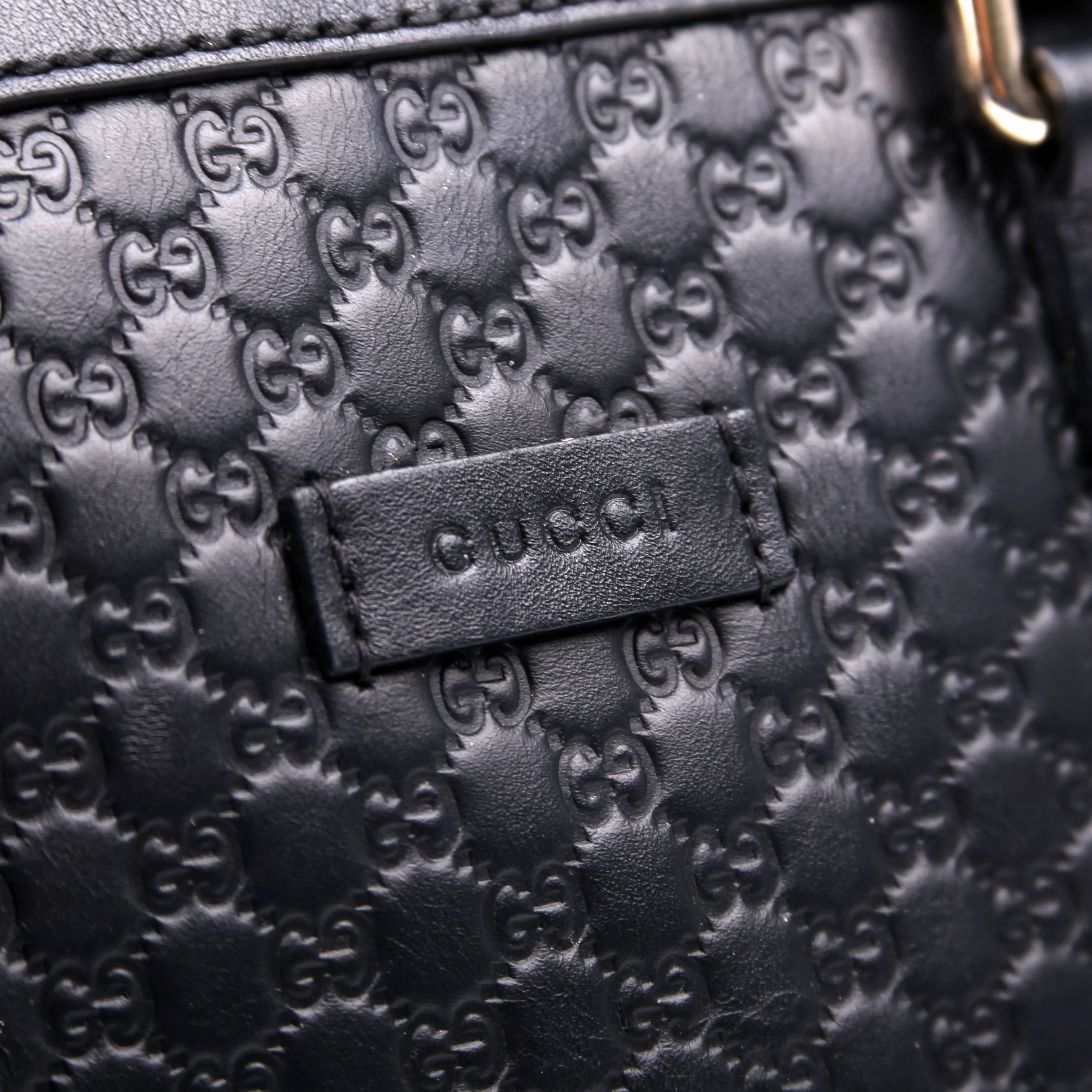 449654 Mini Dome Micro Guccissima Black - Image 10
