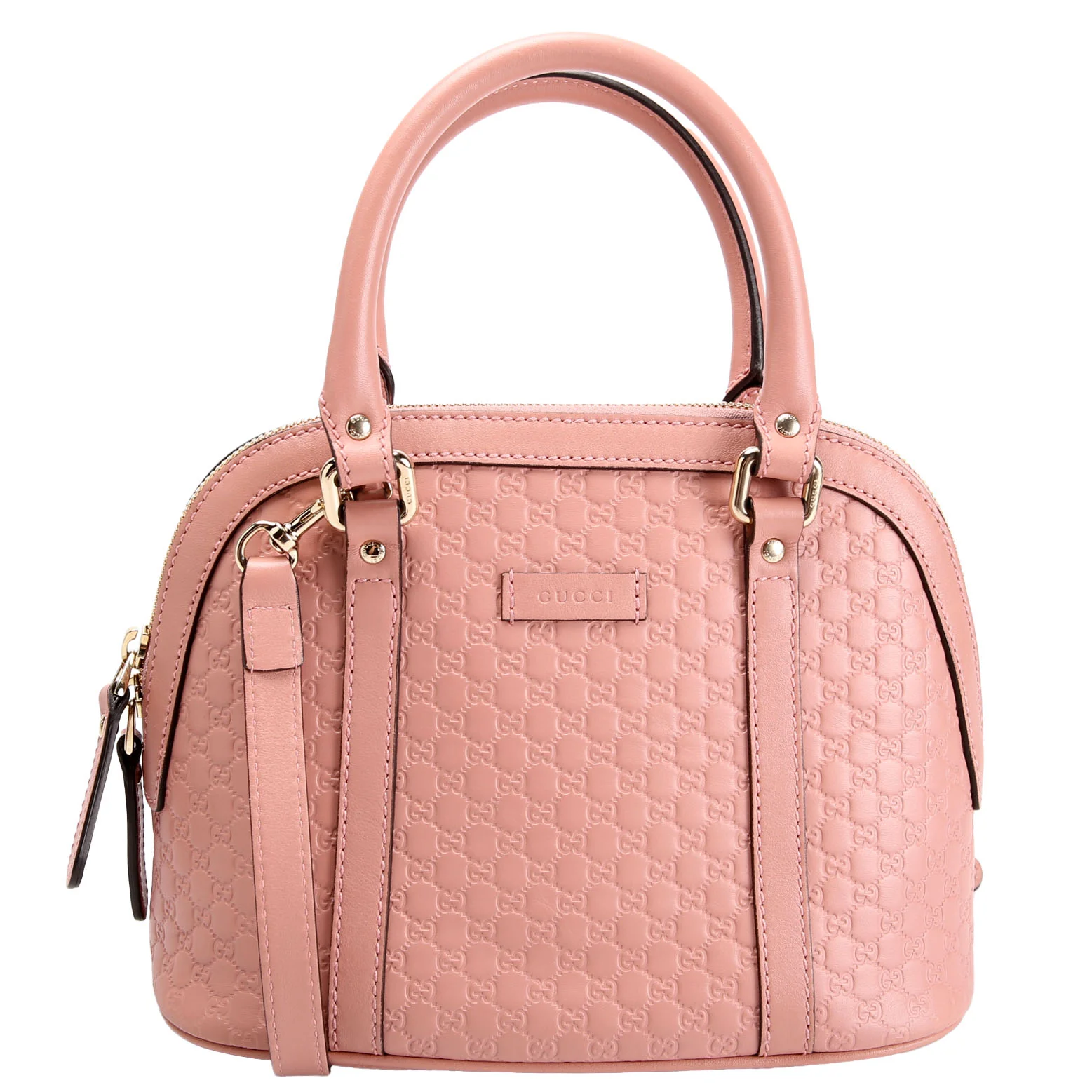 449654 Mini Dome Micro Guccissima Pink