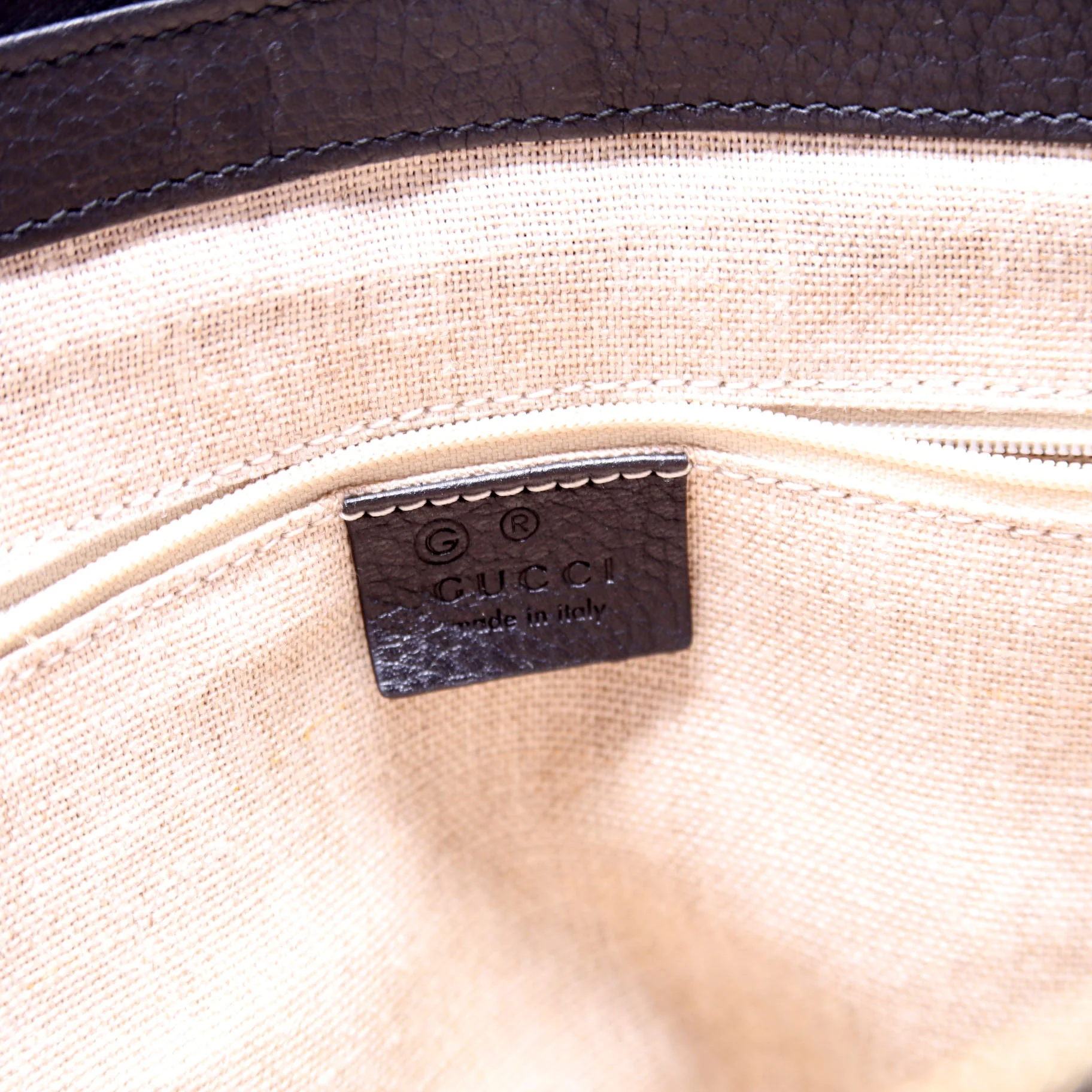 449659 GG Charm Satchel Black - Image 9