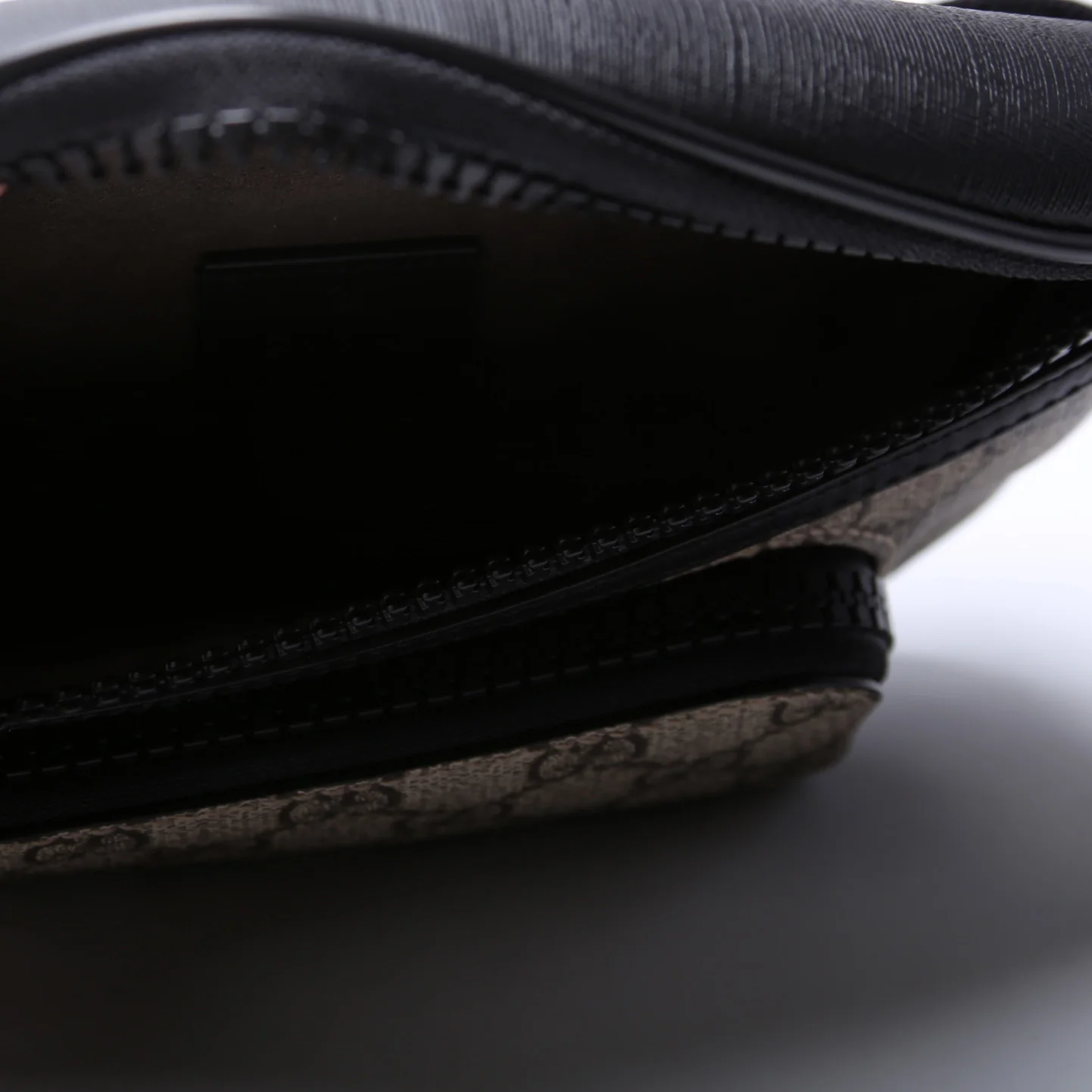 450946 GG Supreme Belt Bag Black/Beige - Image 11