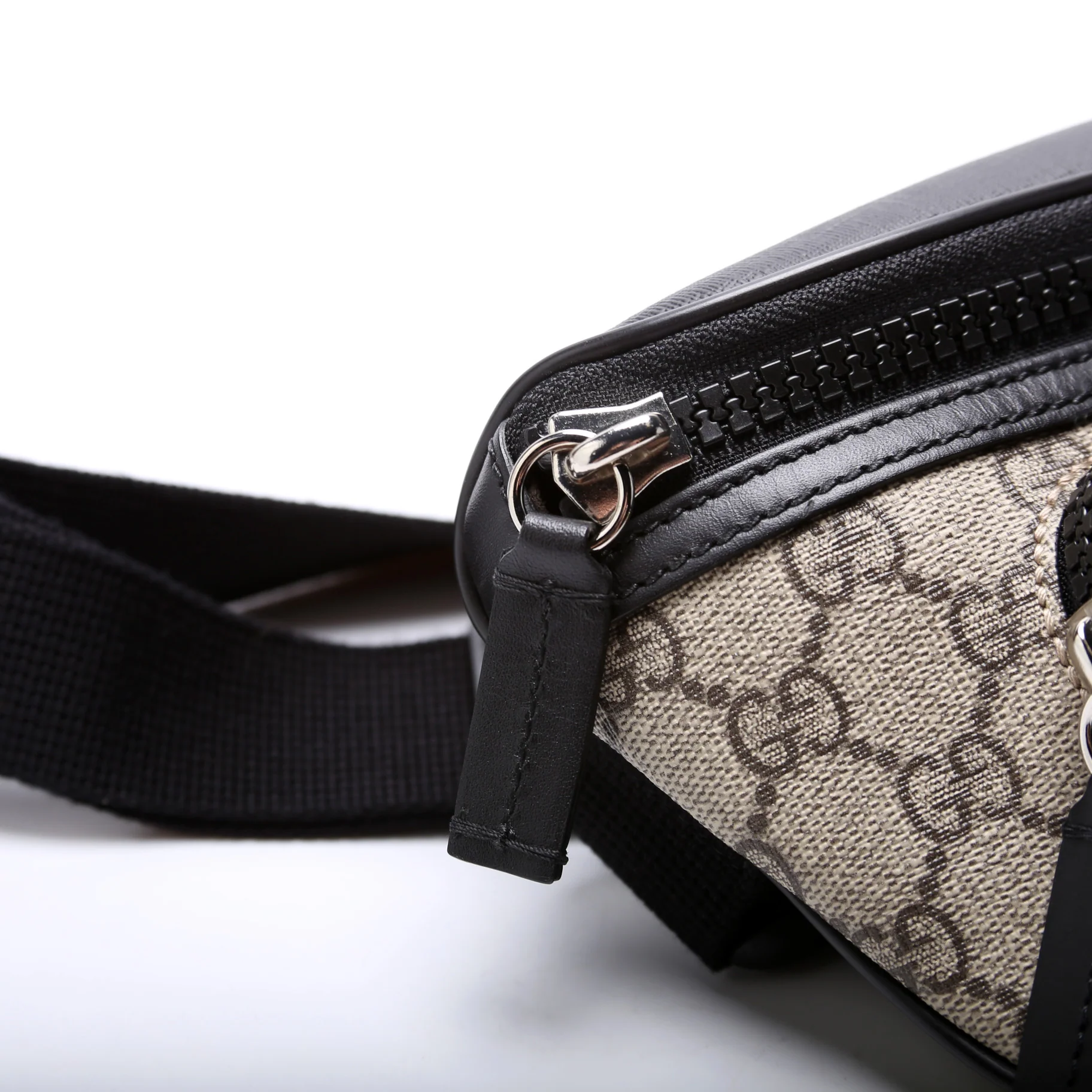 450946 GG Supreme Belt Bag Black/Beige - Image 8
