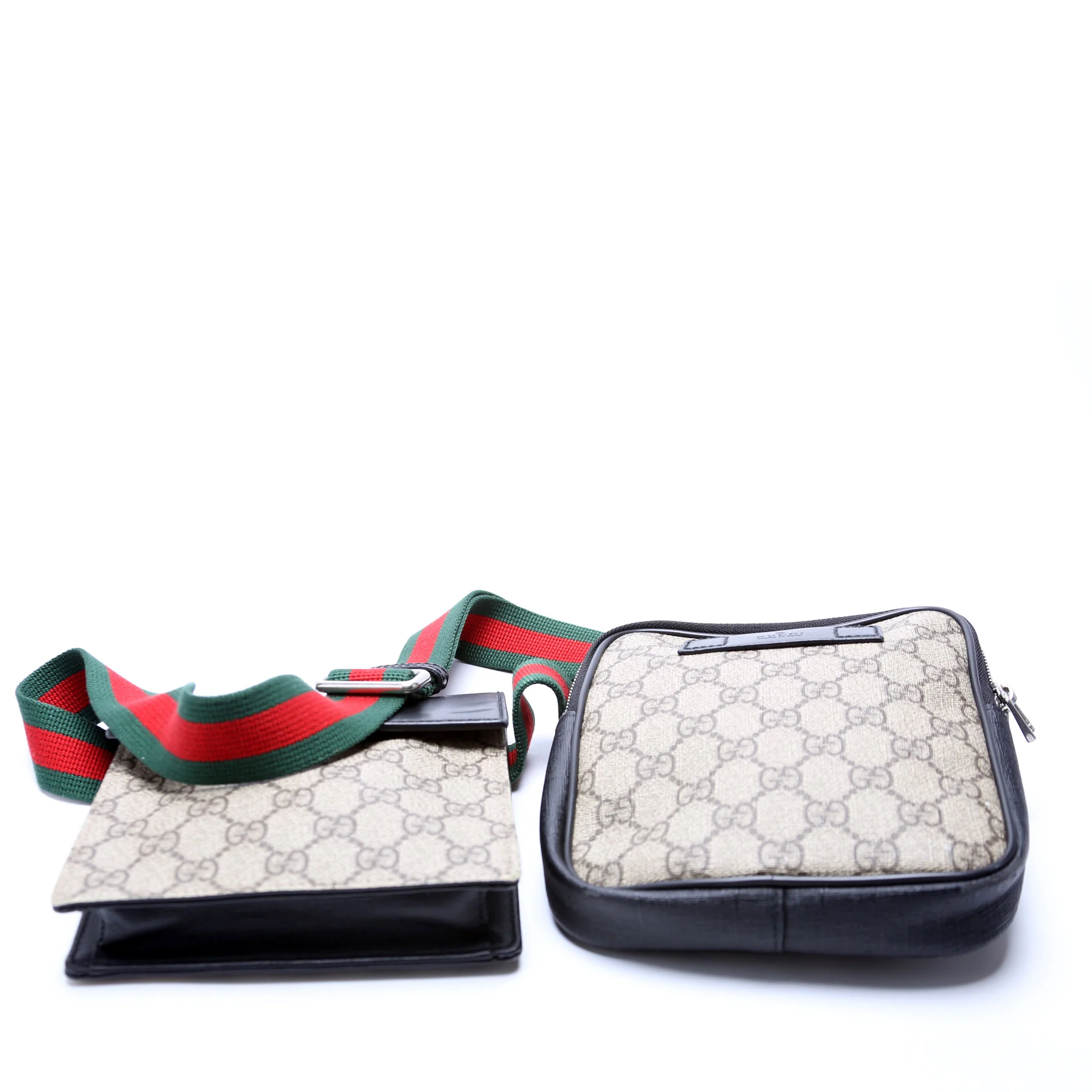450956 GG Supreme Belt Bag Black - Image 4