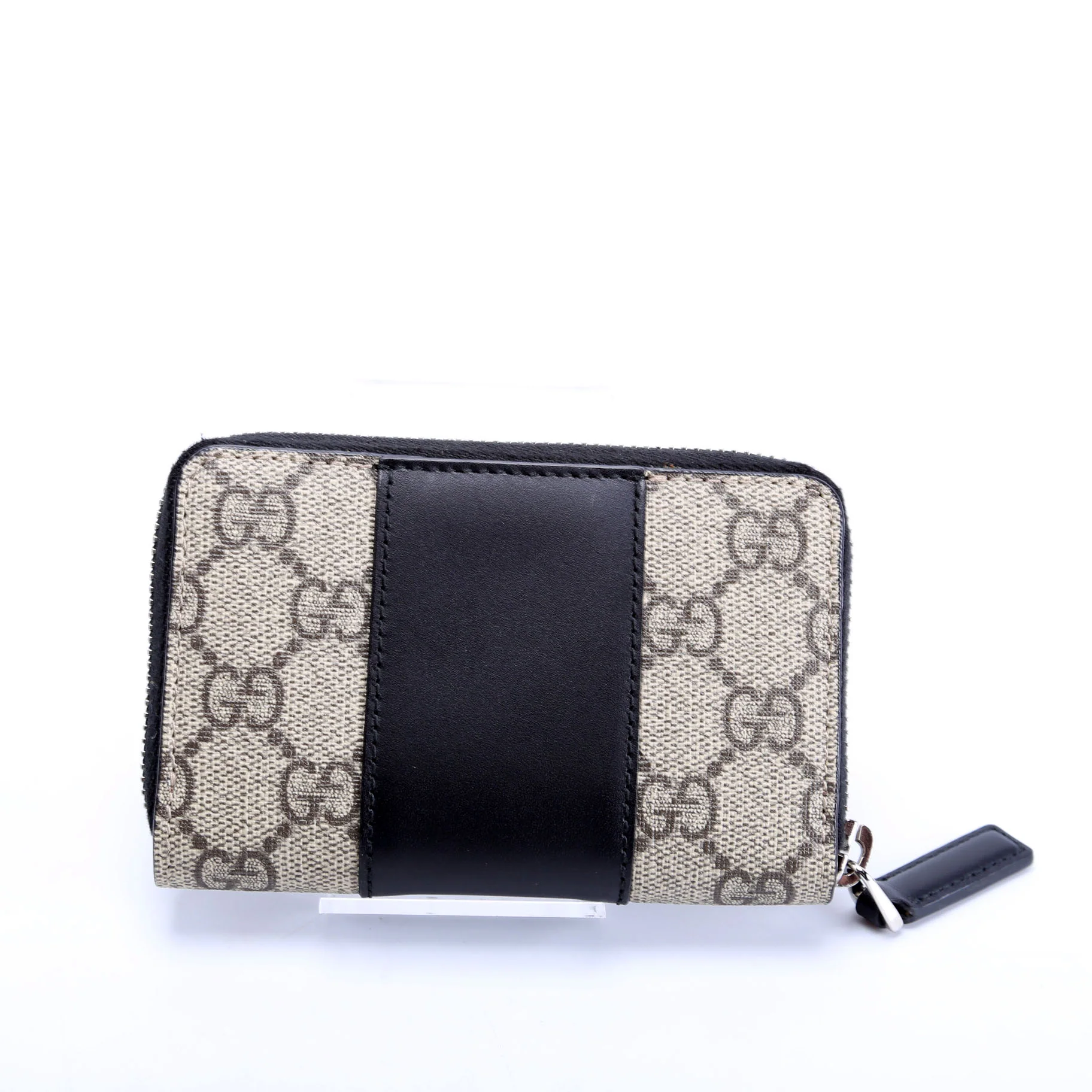 451242 GG Supreme Leather Zip Around Card Case - Image 2
