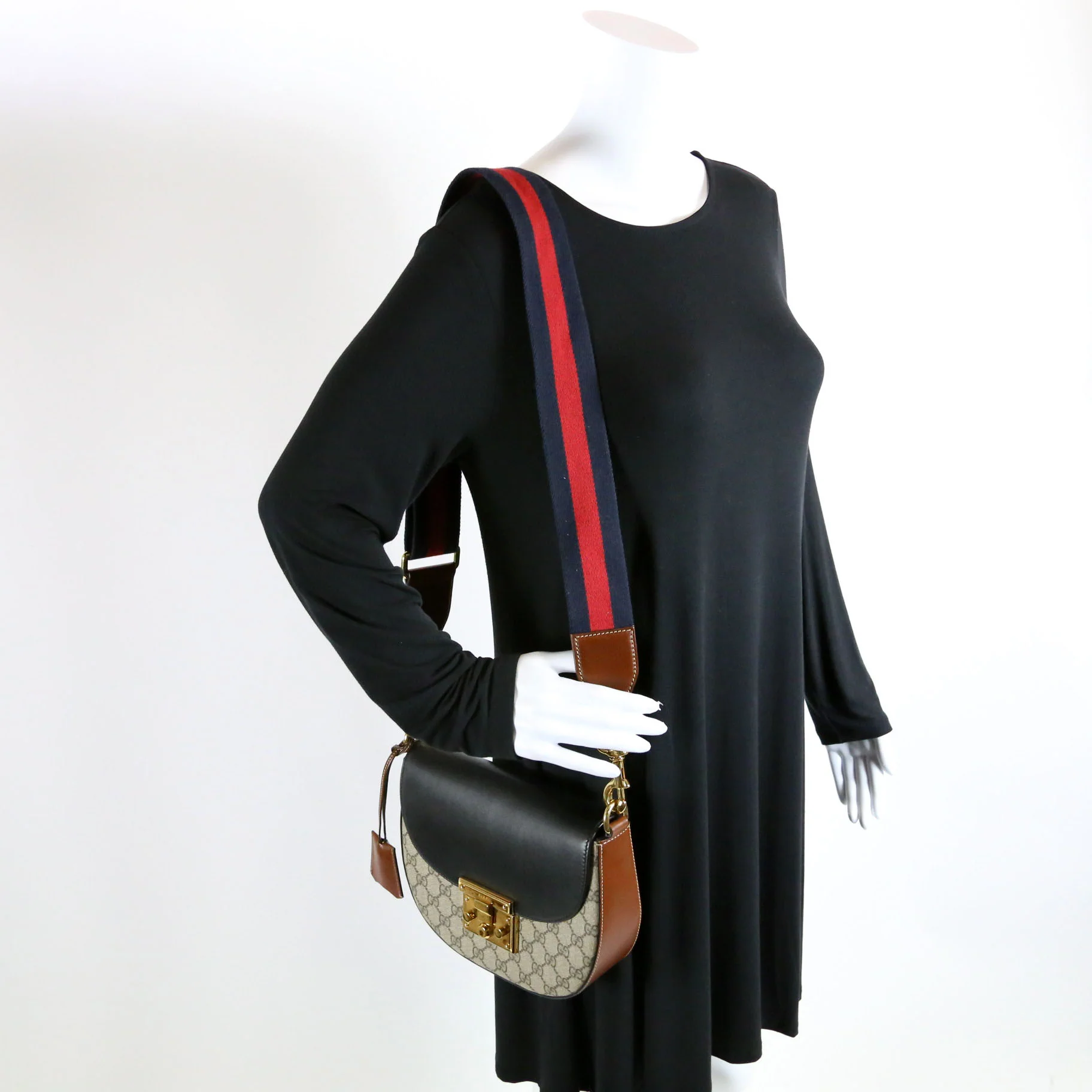 453189 Padlock Guccissima Medium Messenger - Image 9