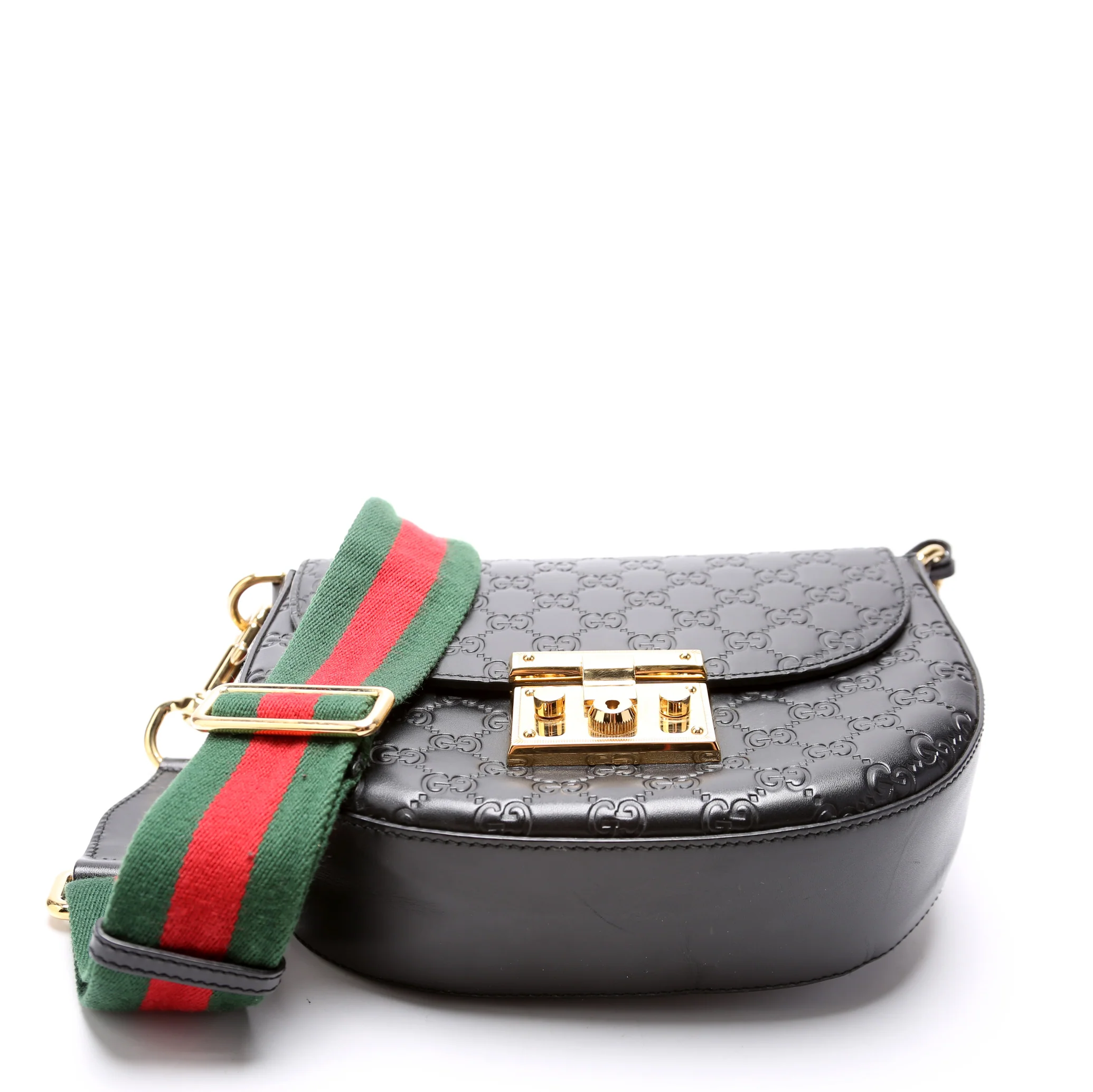 453189 Padlock Guccissima Medium Messenger - Image 4