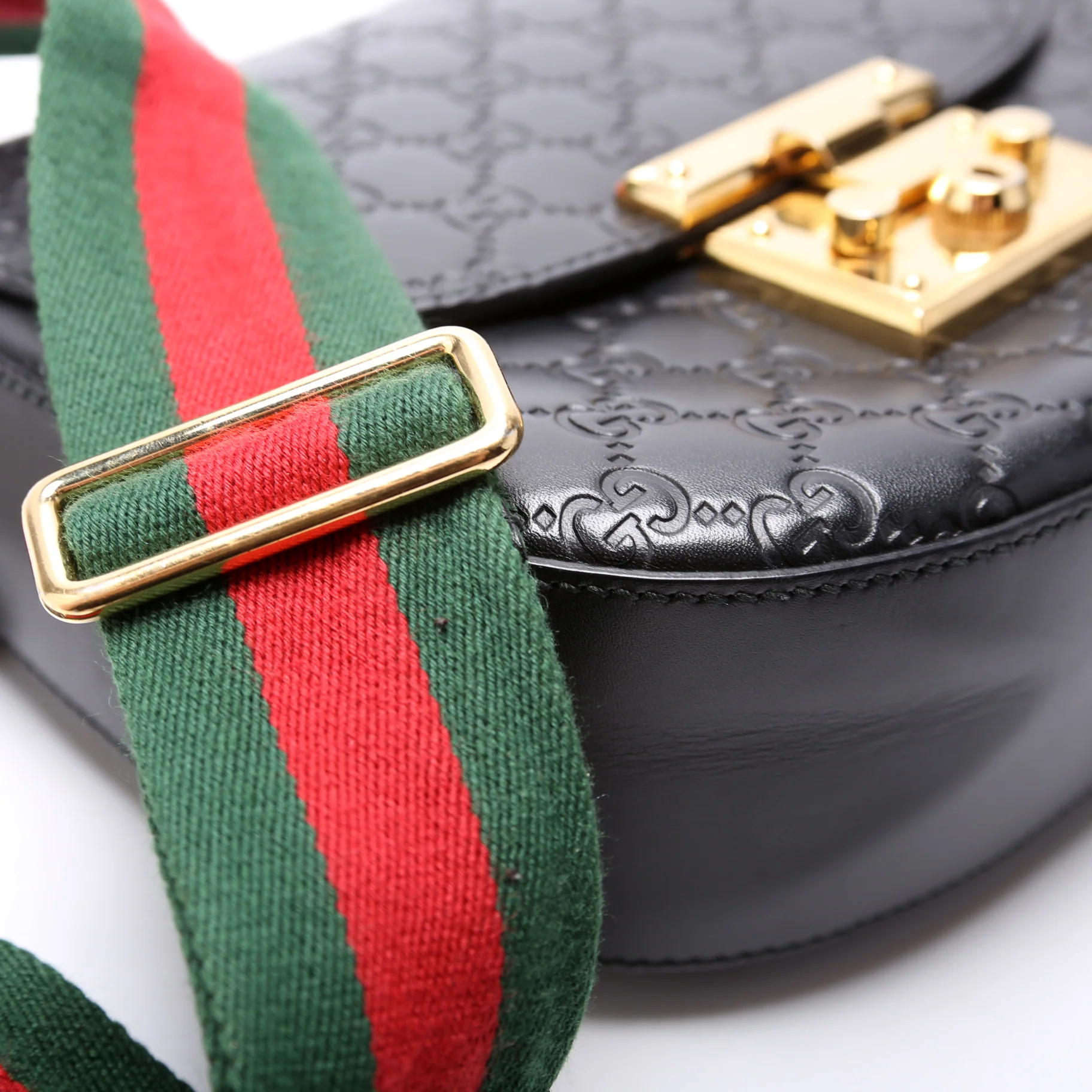453189 Padlock Guccissima Medium Messenger - Image 5