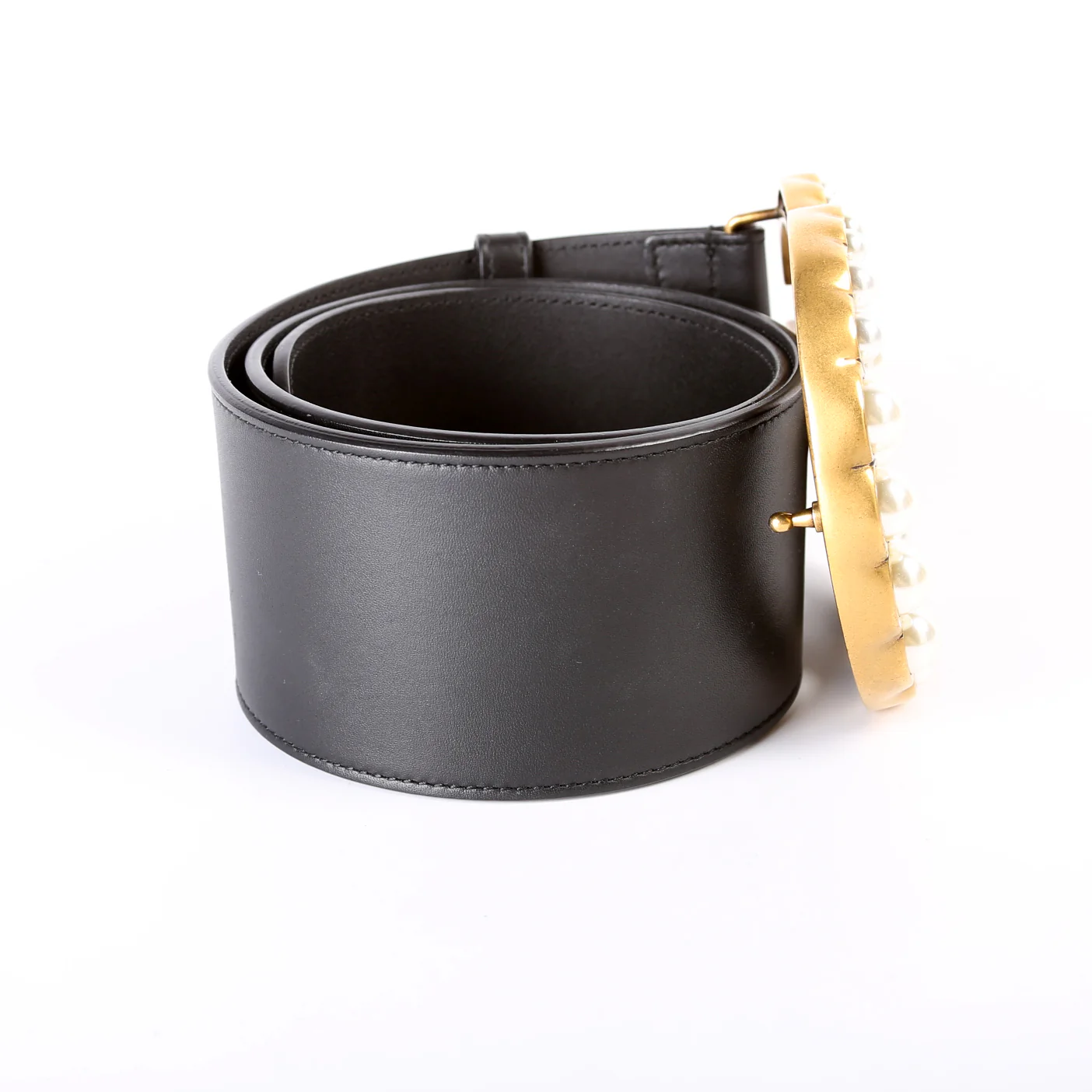 453261 GG Pearl Calfksin 70MM Belt Size 75/30 - Image 4