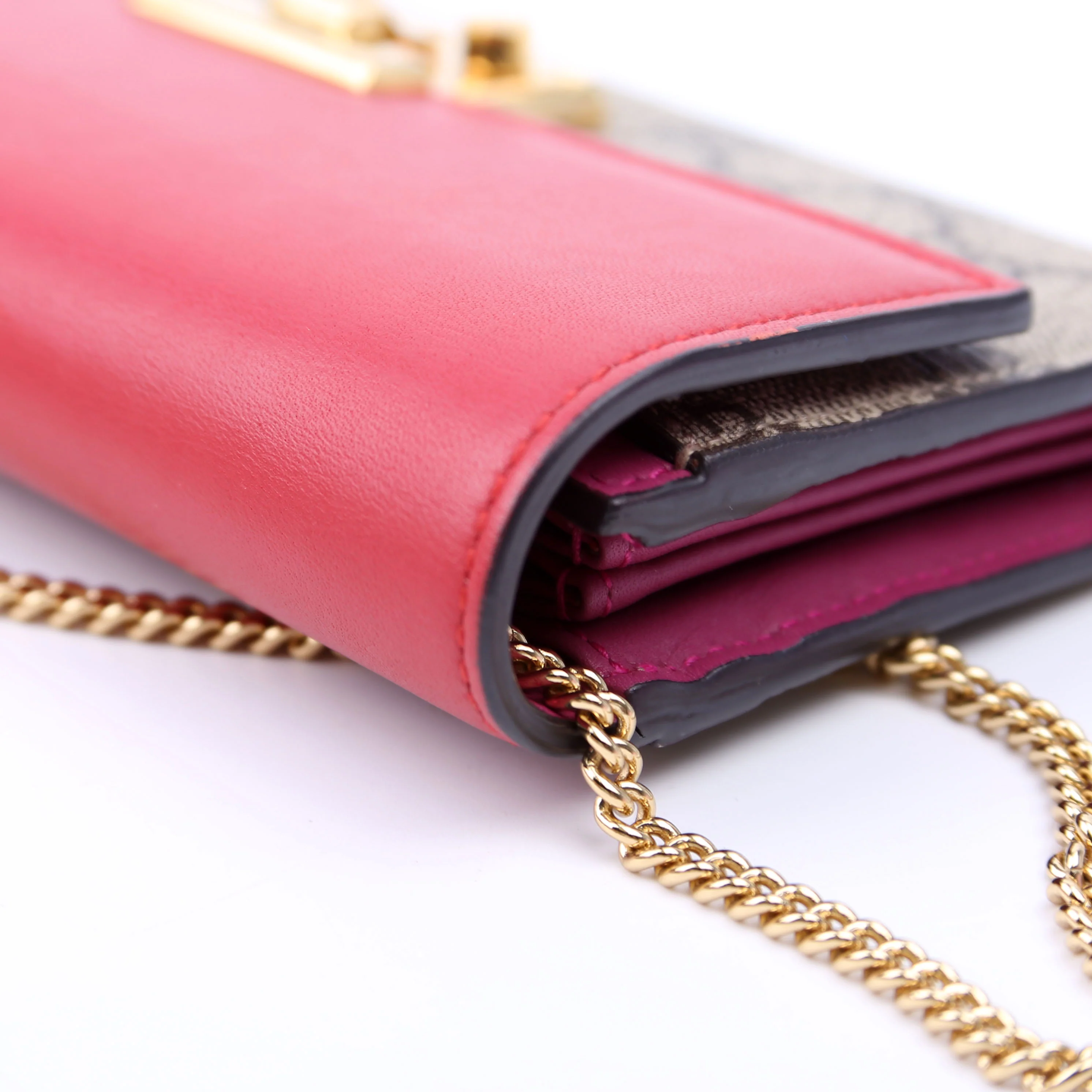 453506 Padlock Chain Wallet Red - Image 9