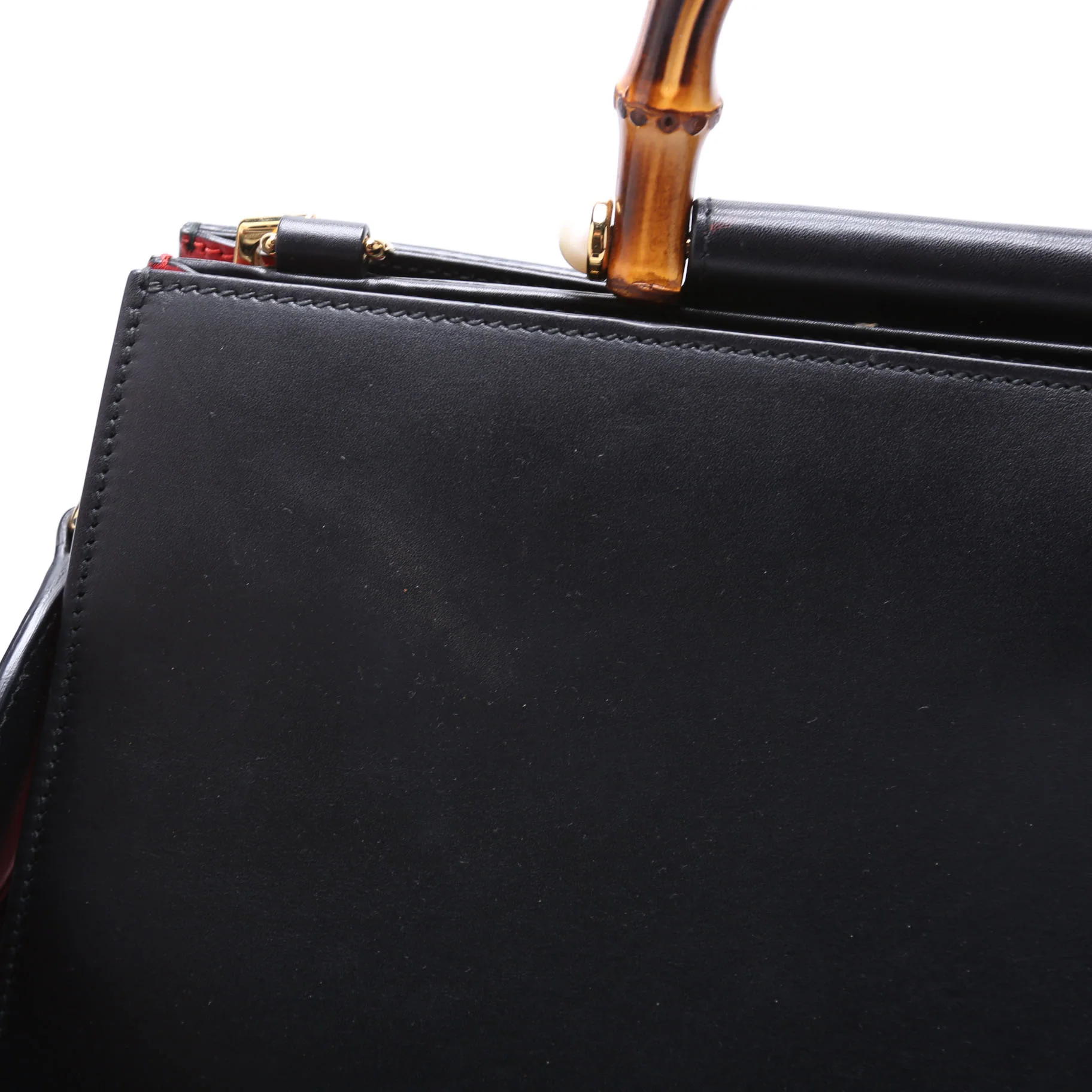 453764 Nymphaea Medium Bamboo Top Handle Black - Image 8