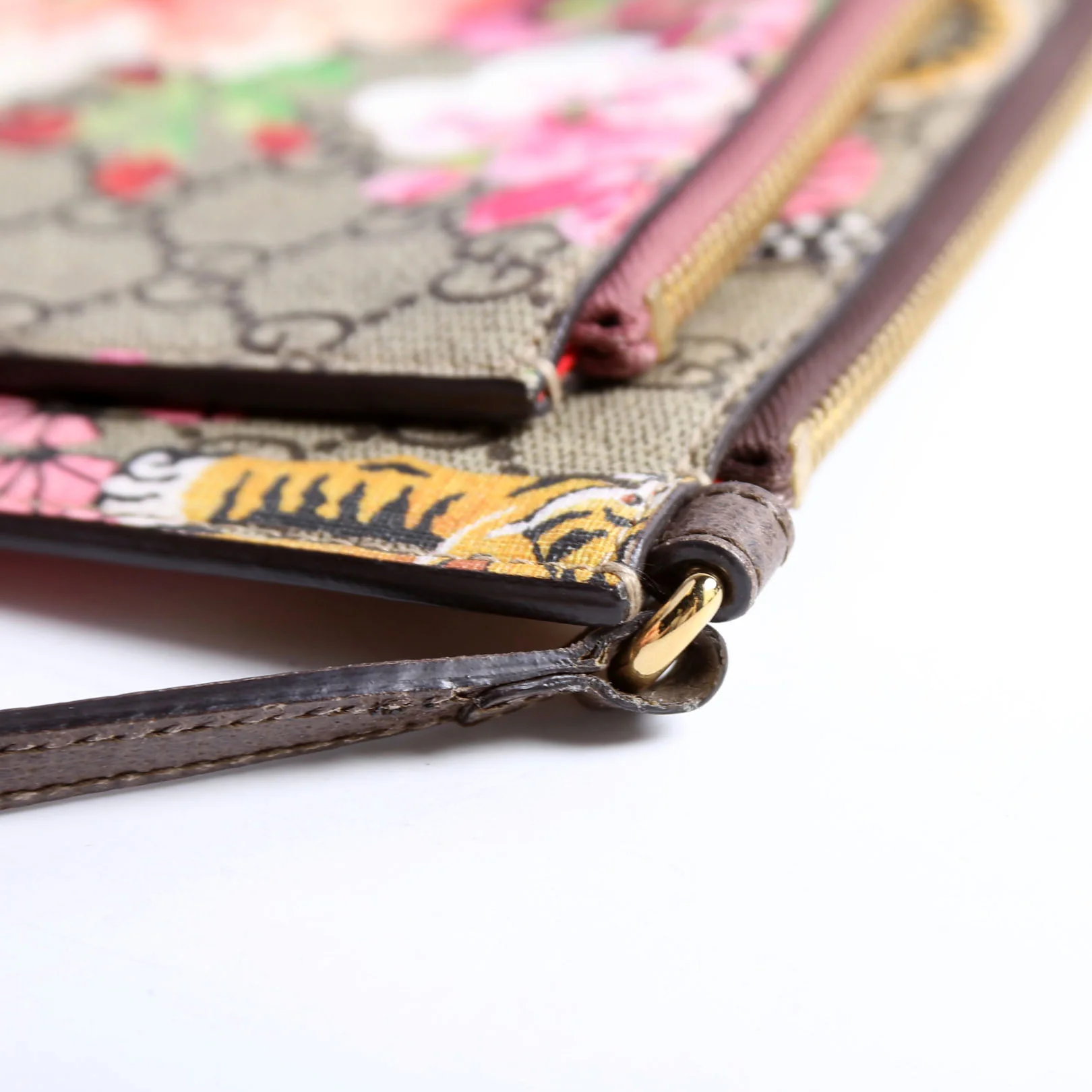 454111 GG Supreme Blooms/Bengal Double Zip Shoulder Bag - Image 8