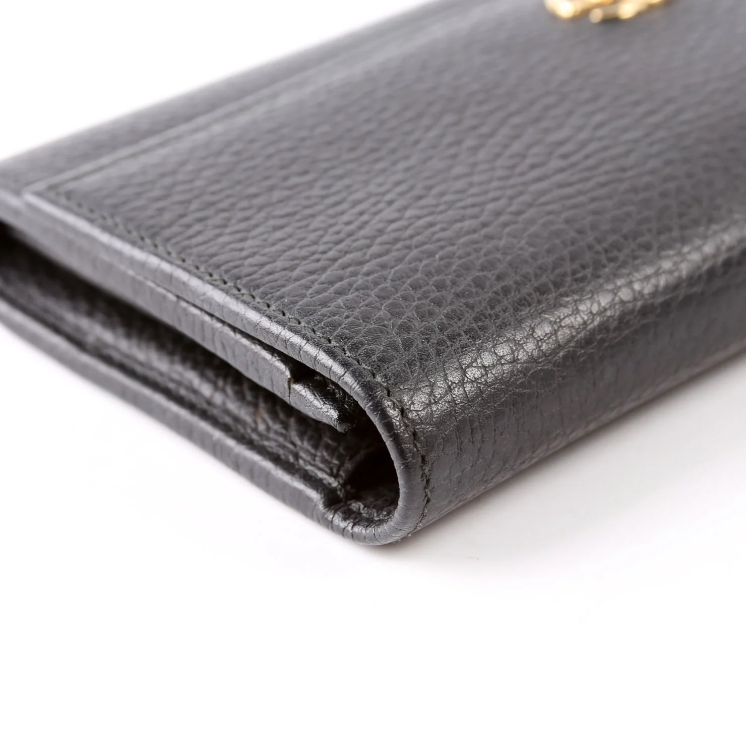 456116 Marmont Leather Wallet Black - Image 8
