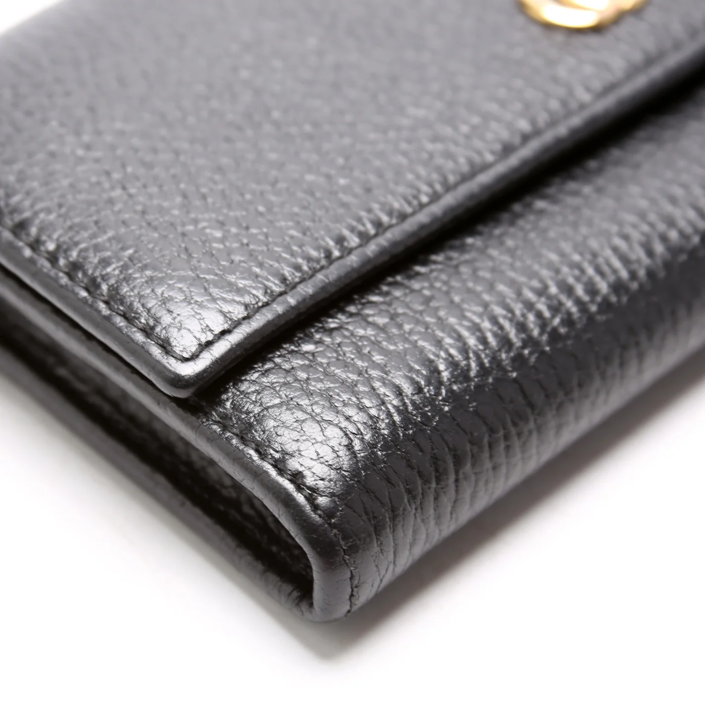 456116 Marmont Leather Wallet Black - Image 5