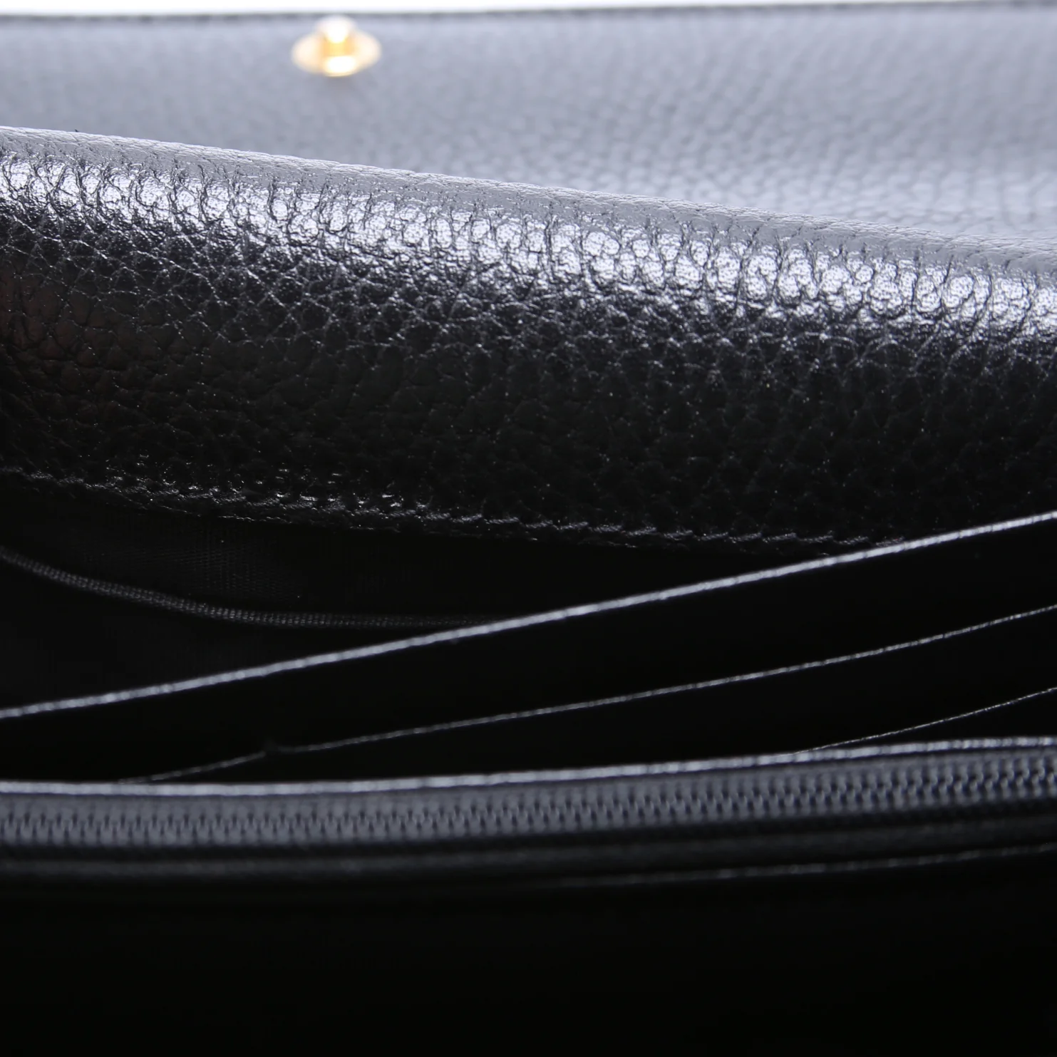 456116 Marmont Leather Wallet Black - Image 7