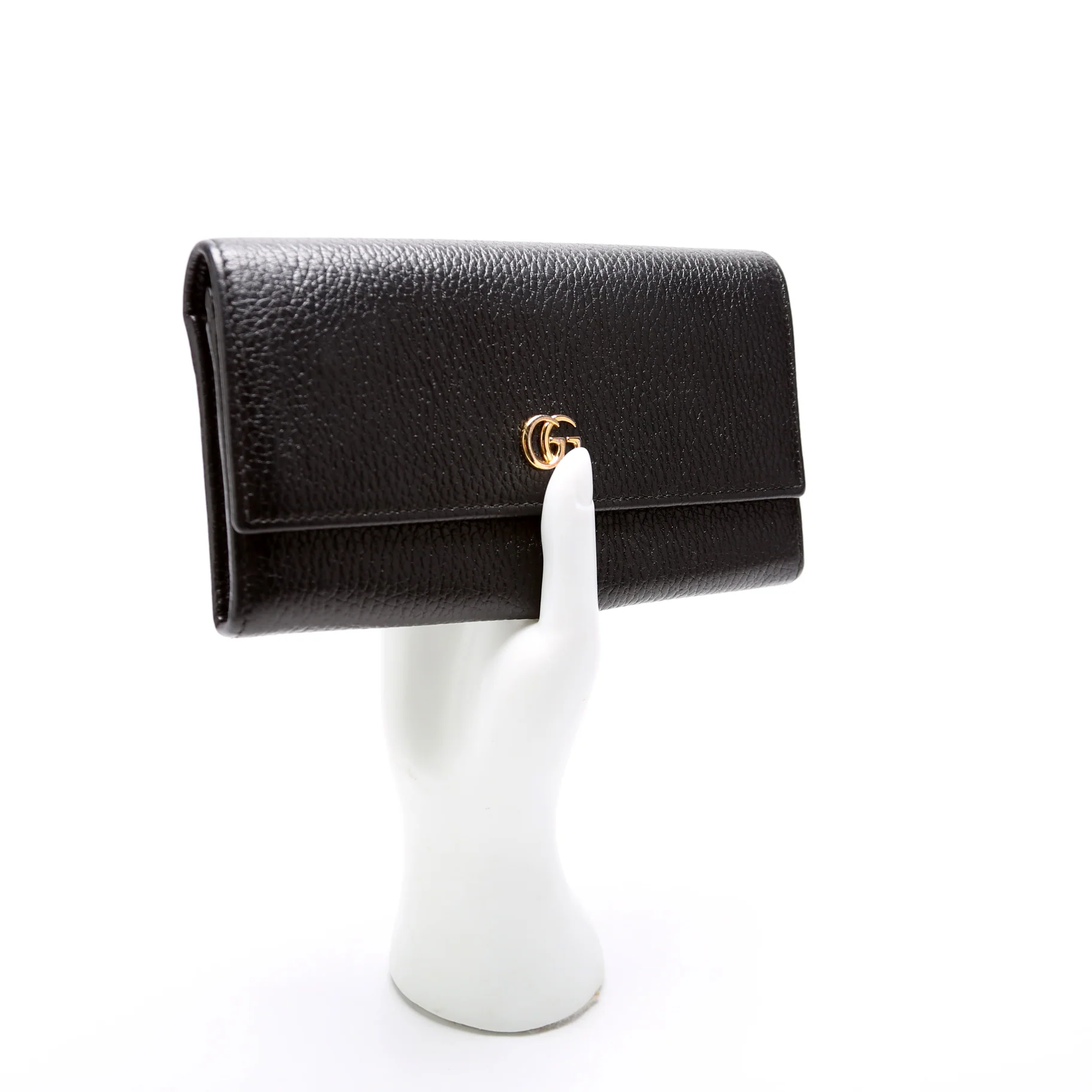 456116 Marmont Leather Wallet Black - Image 8