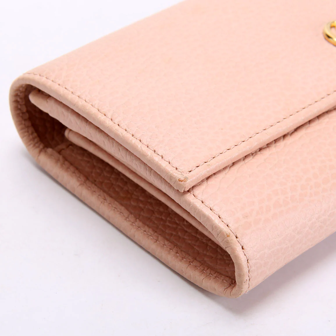 456116 Marmont Leather Wallet Pink - Image 6