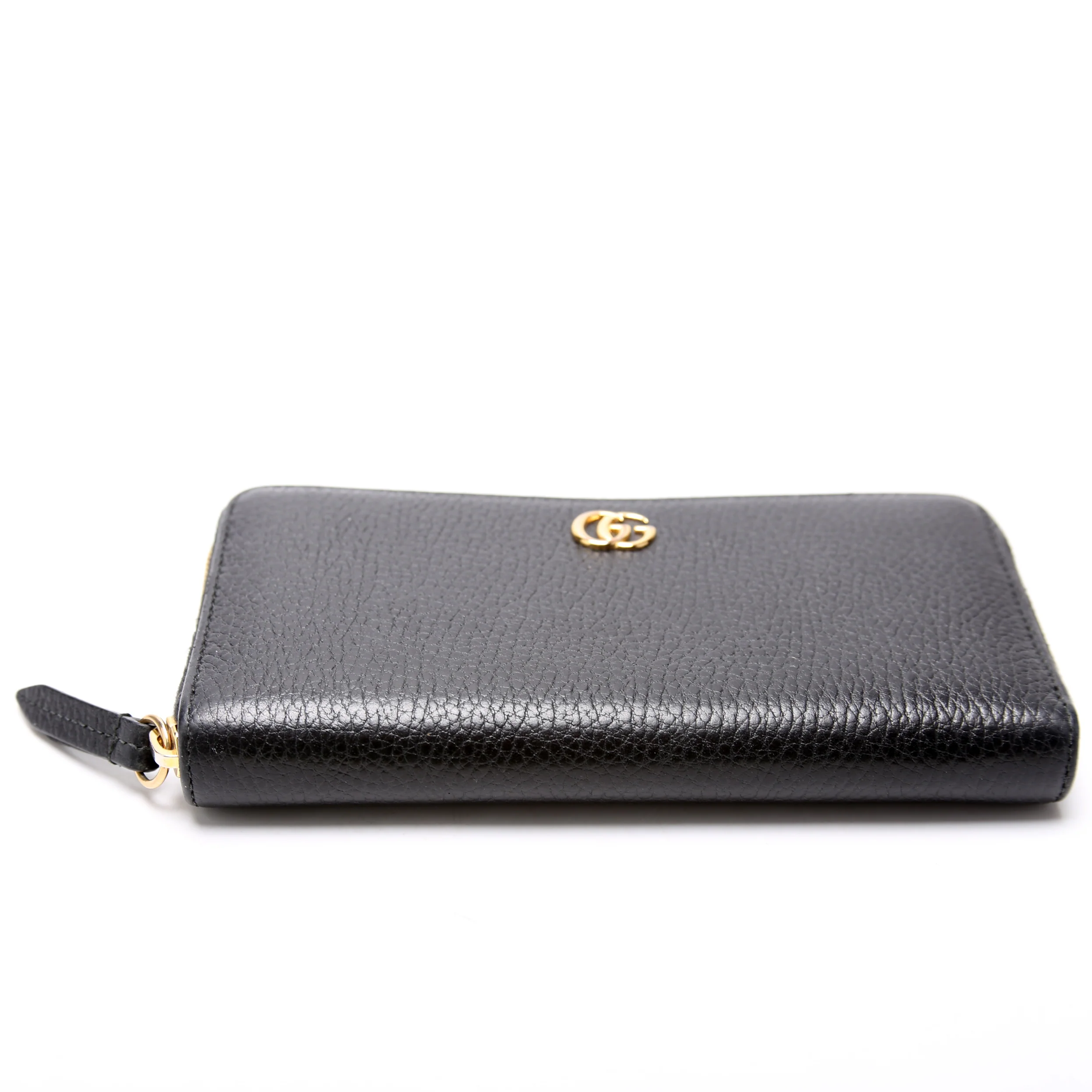 456117 GG Leather Zip Around Wallet - Image 4