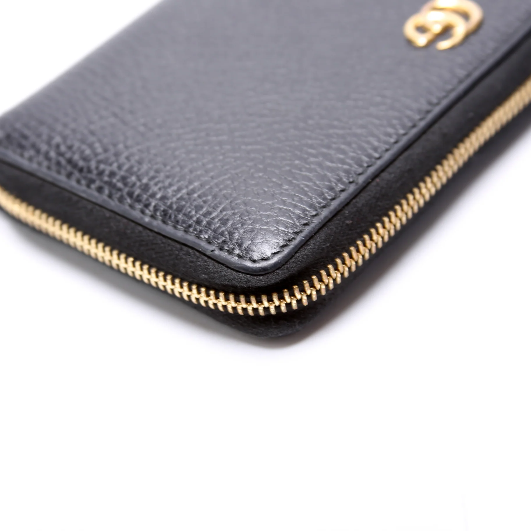 456117 GG Leather Zip Around Wallet - Image 6