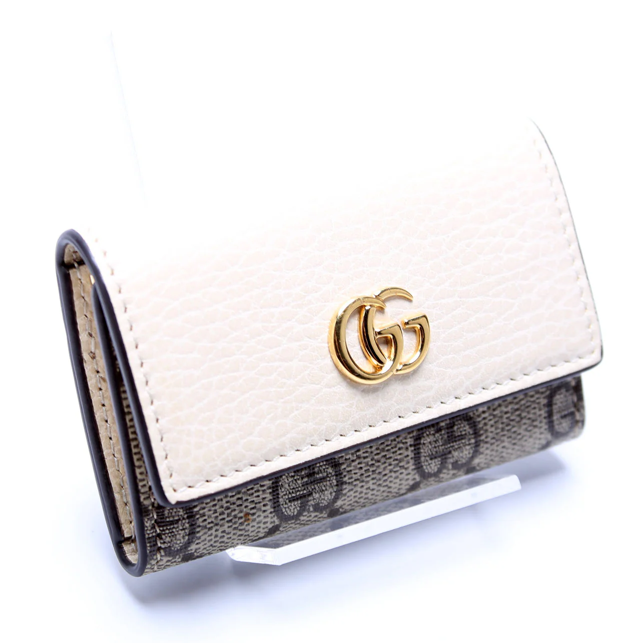 456118 Marmont Key Case Cream - Image 2