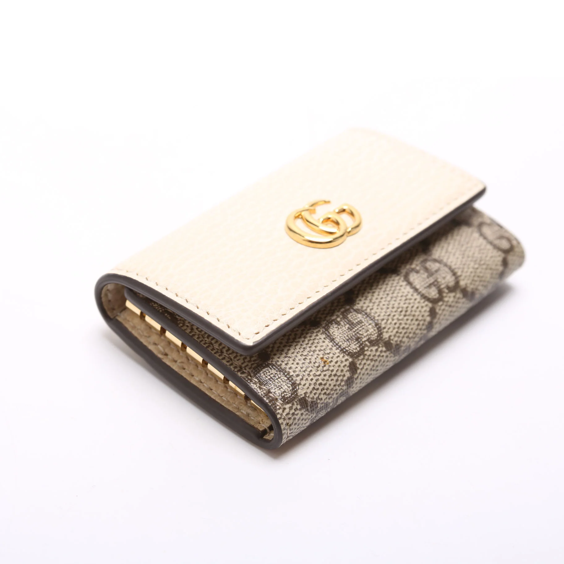 456118 Marmont Key Case Cream - Image 5