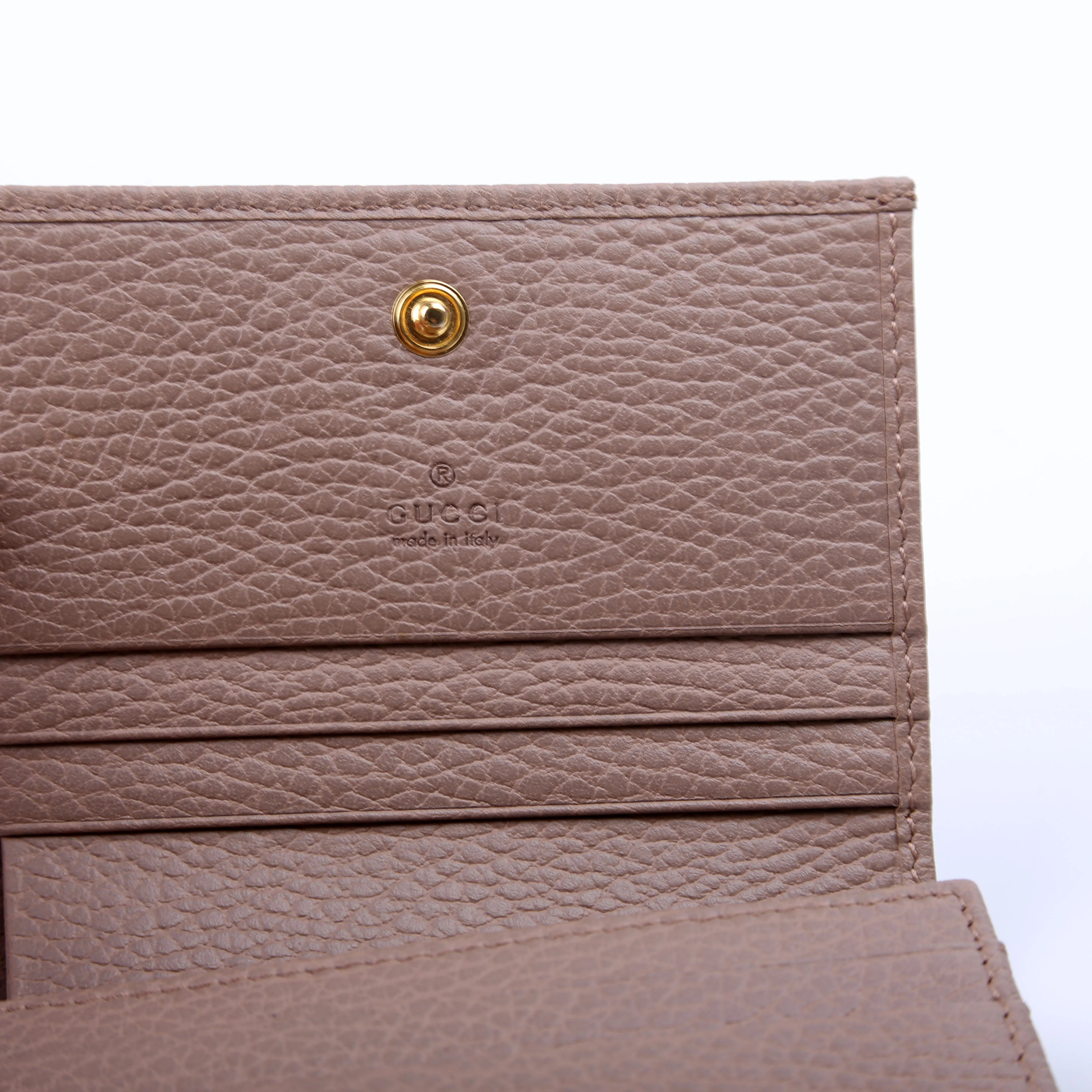 456126 GG Marmont Card Case Beige - Image 9
