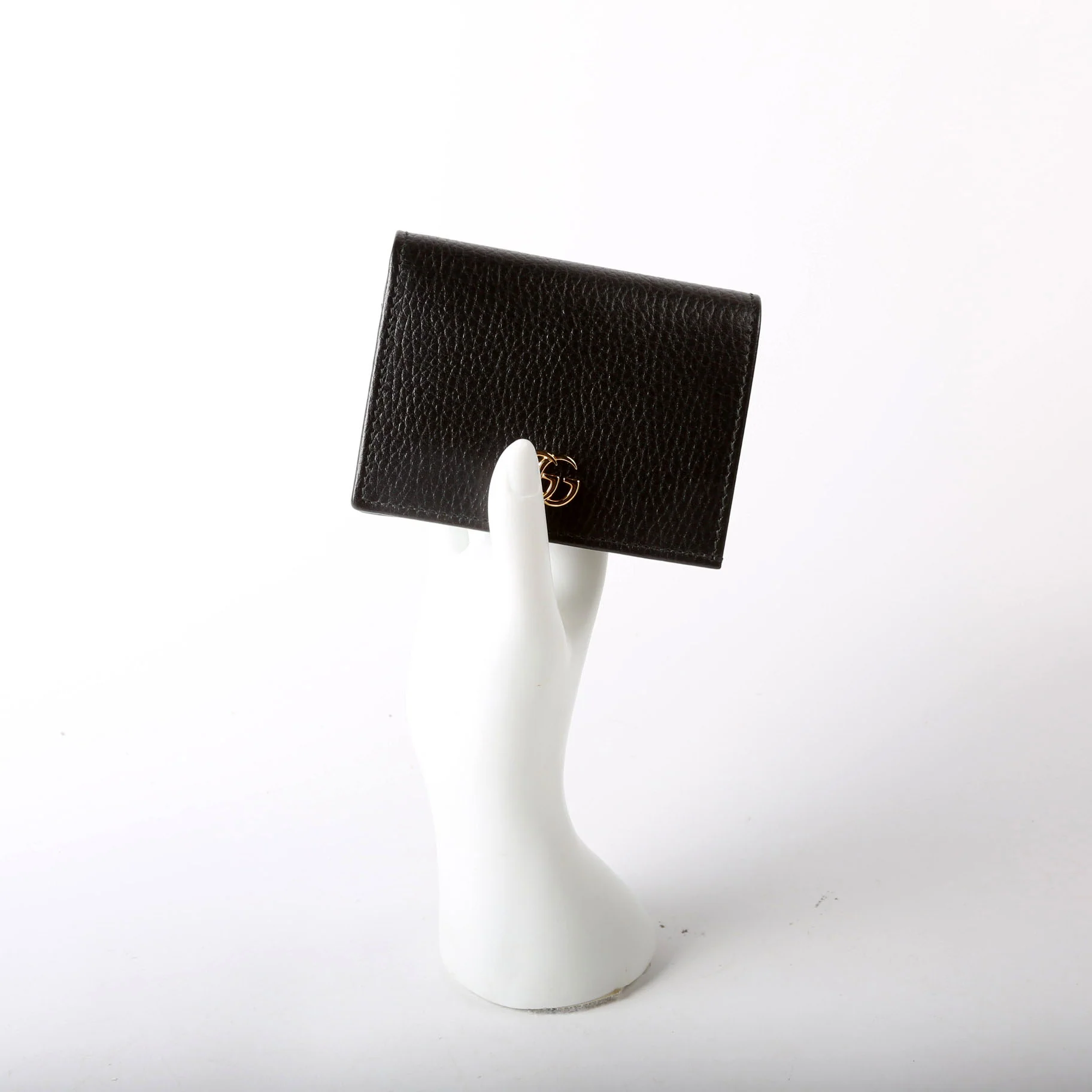 456126 GG Marmont Card Case Black - Image 8