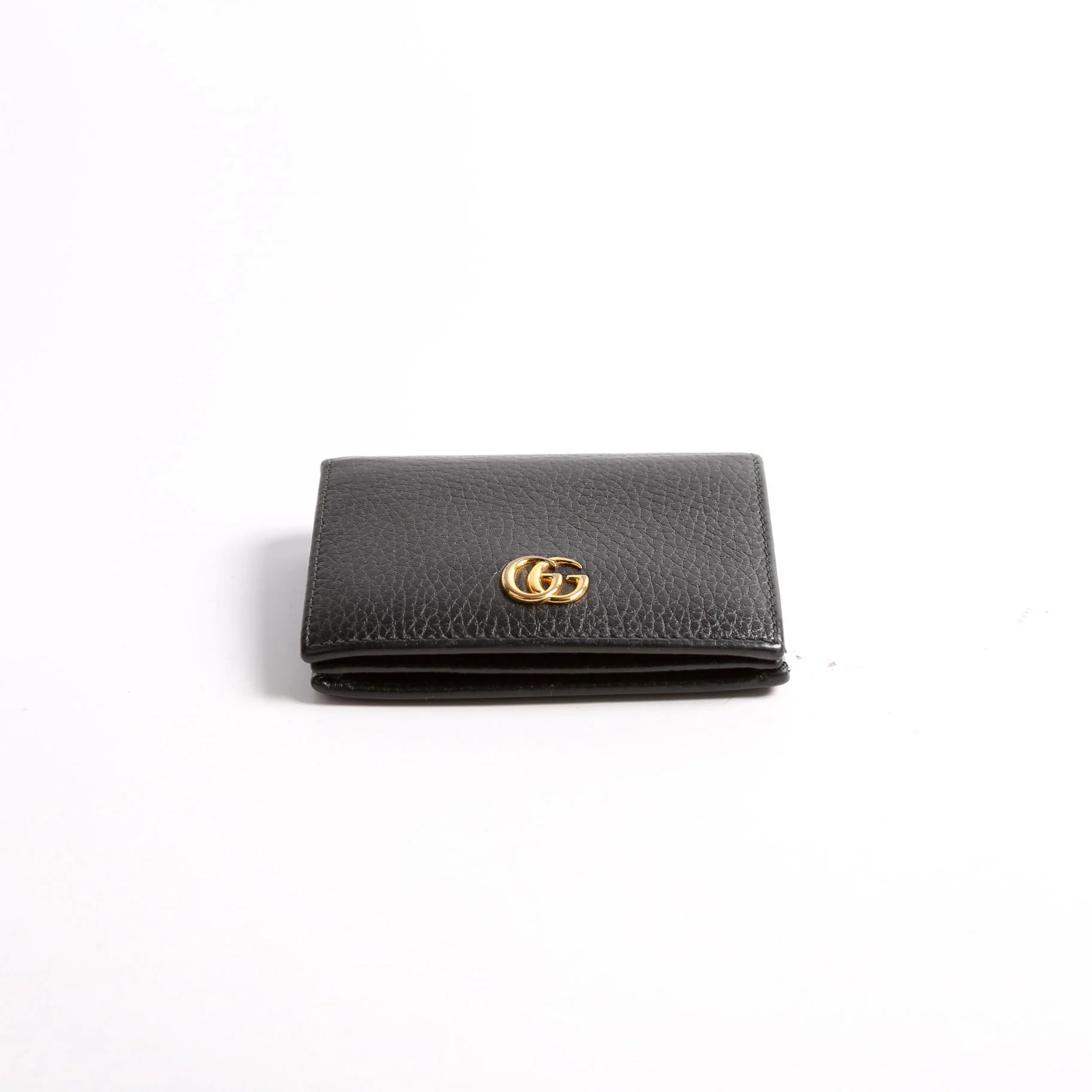 456126 GG Marmont Card Case Black - Image 3
