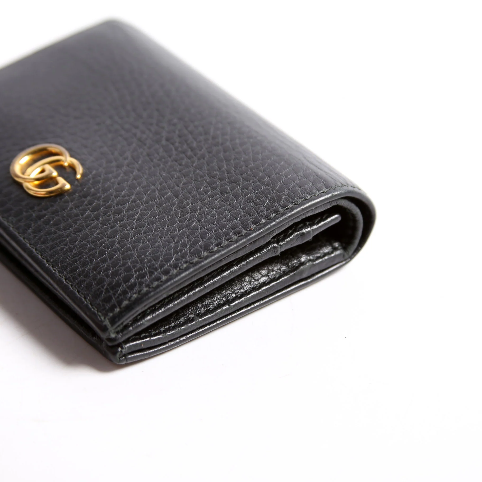 456126 GG Marmont Card Case Black - Image 5