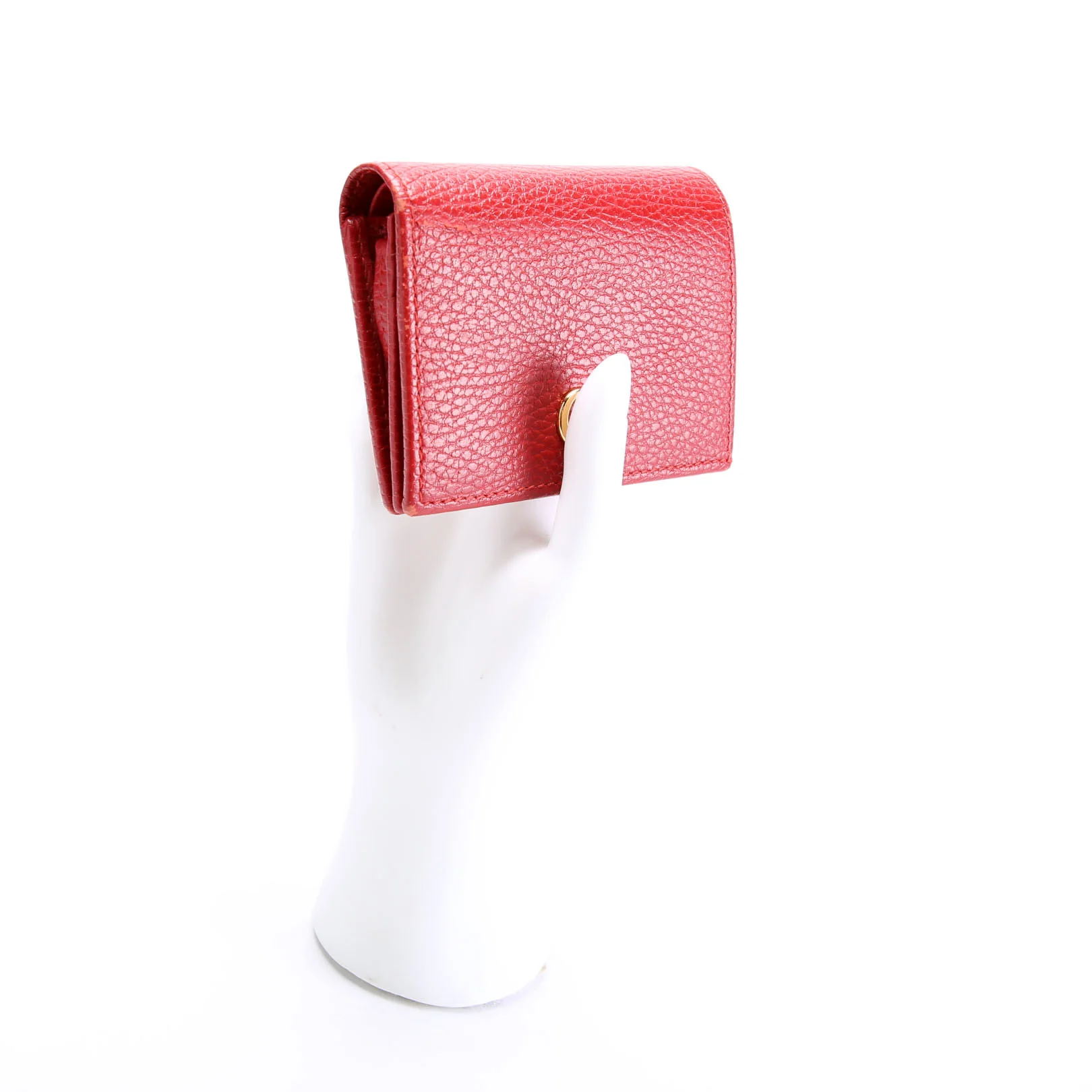 456126 GG Marmont Card Case Red - Image 14