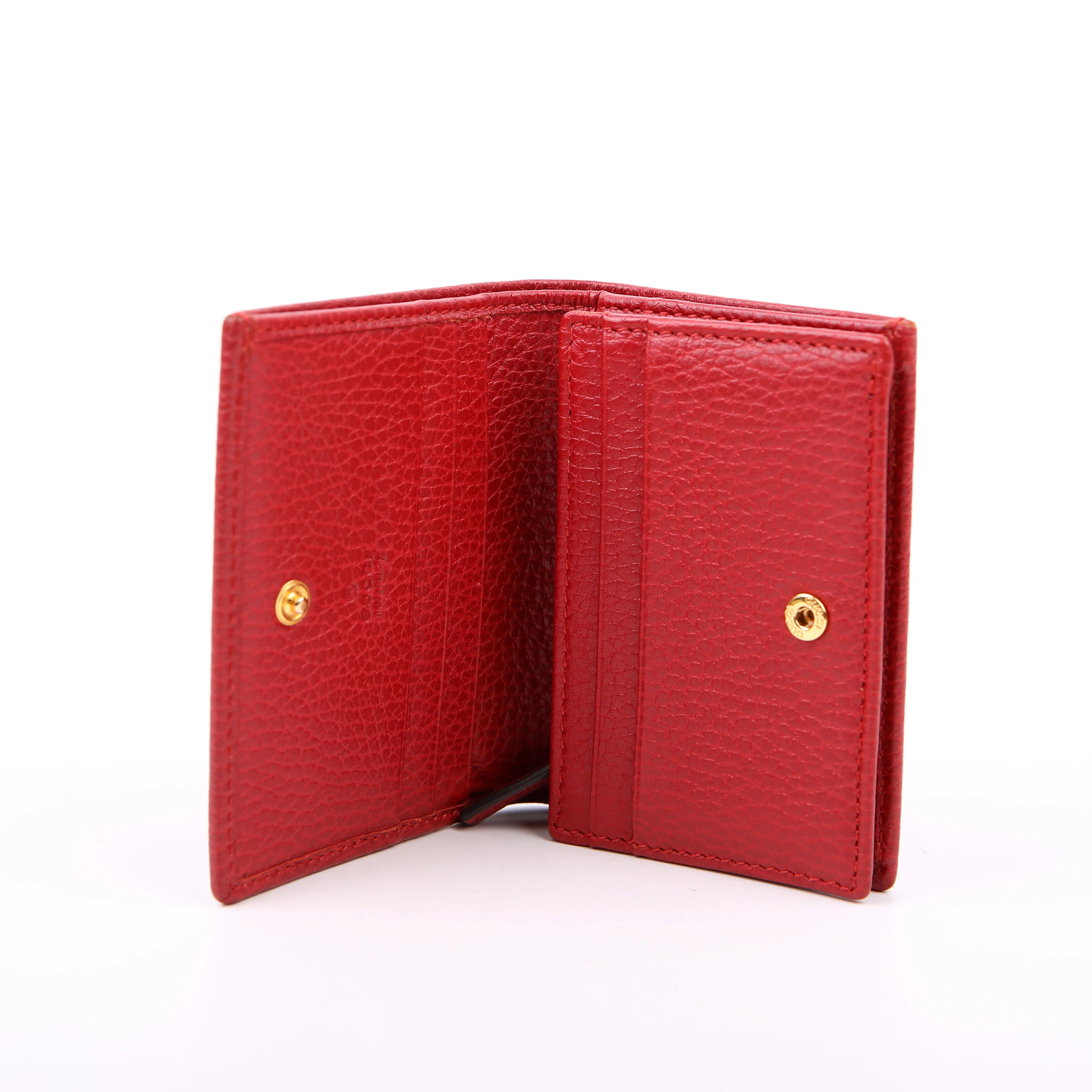 456126 GG Marmont Card Case Red - Image 9