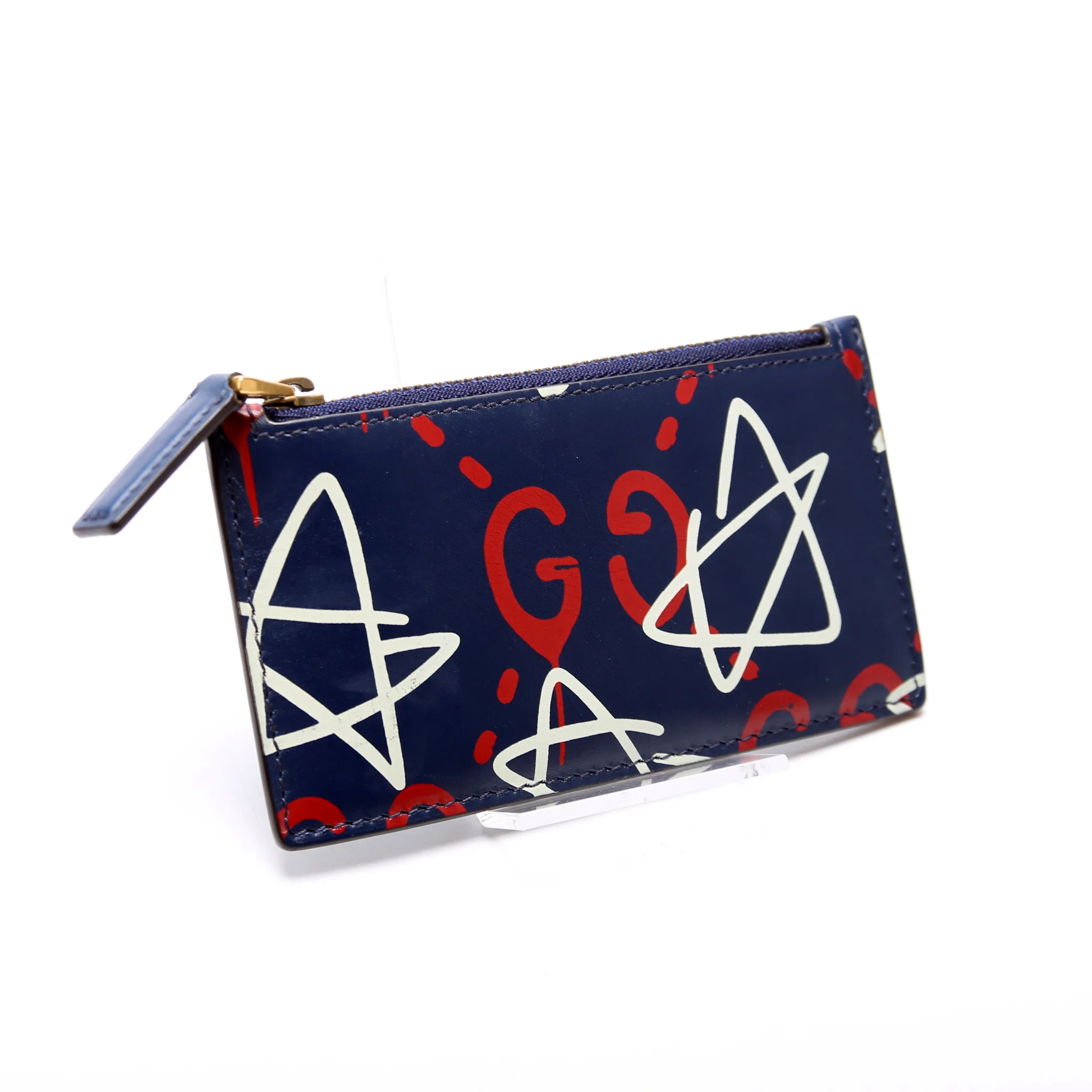 457011 Guccighost Coin Card Holder - Image 2