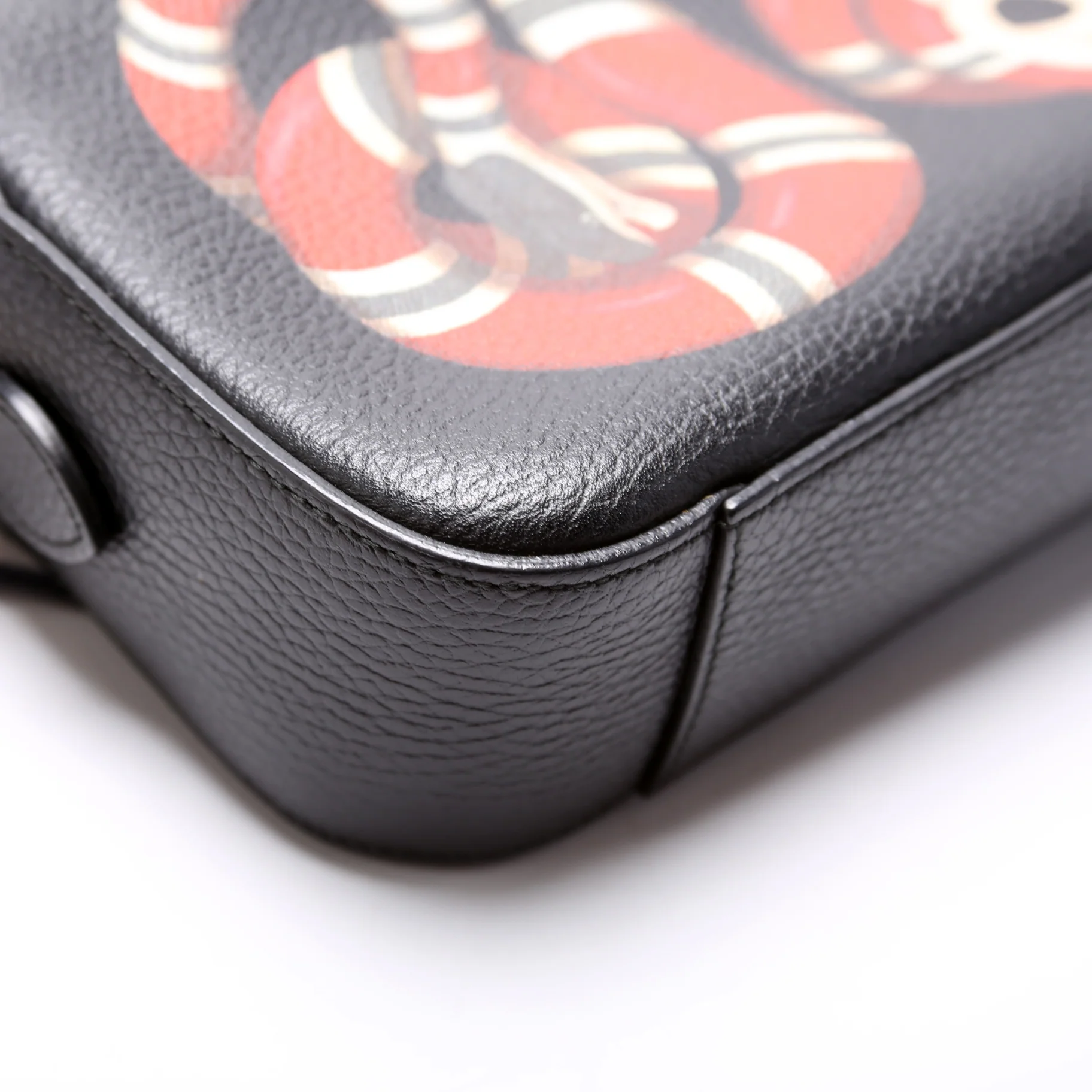 461461 Leather Snake Messenger - Image 5