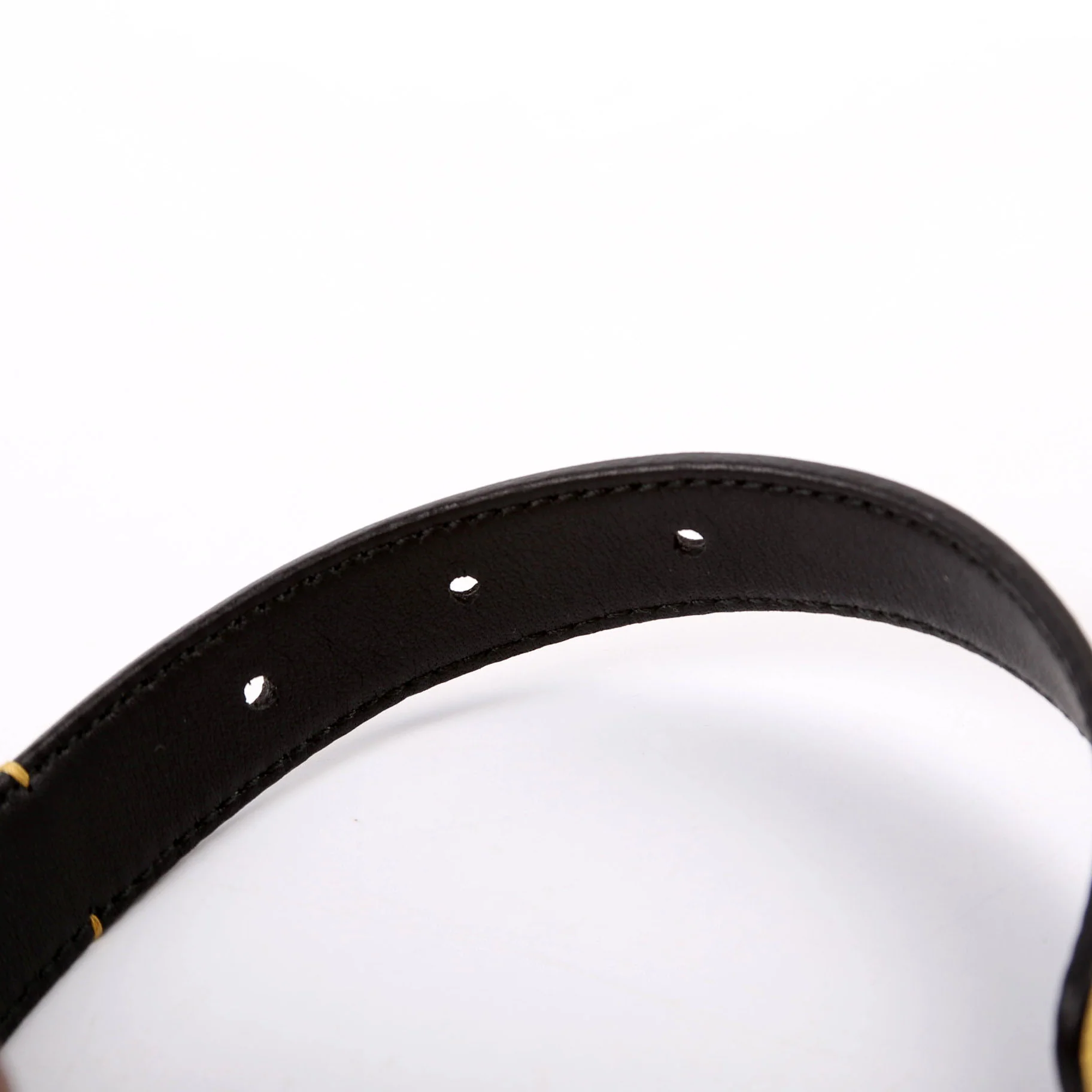 466479 Marmont Jeweled Belt Size 85/34 Gold - Image 6