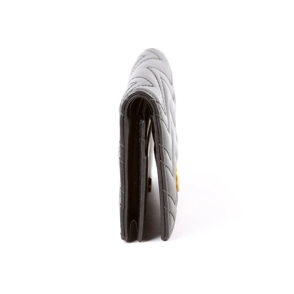 466492 GG Marmont Card Case Black - Image 3