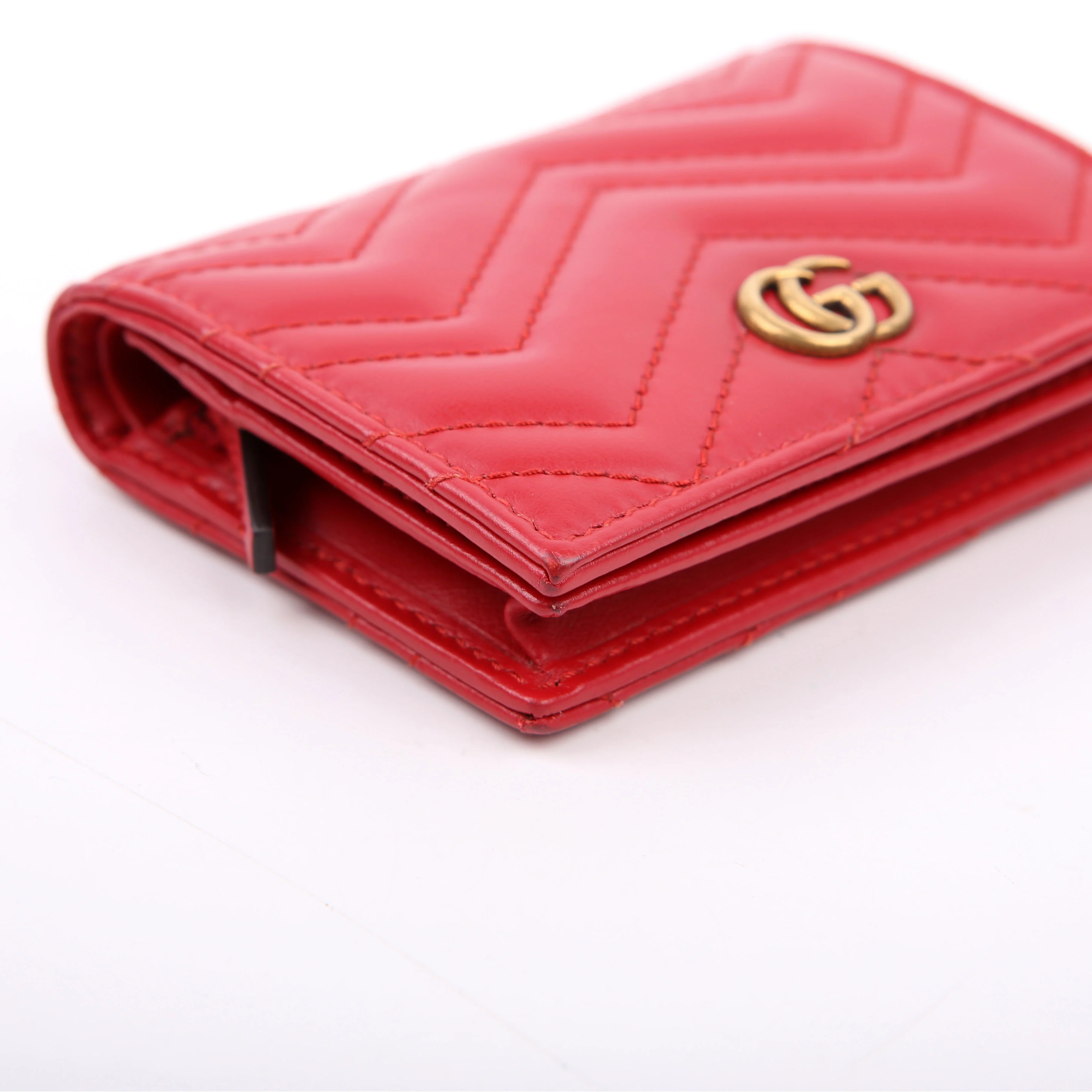 466492 GG Marmont Card Case Red - Image 6