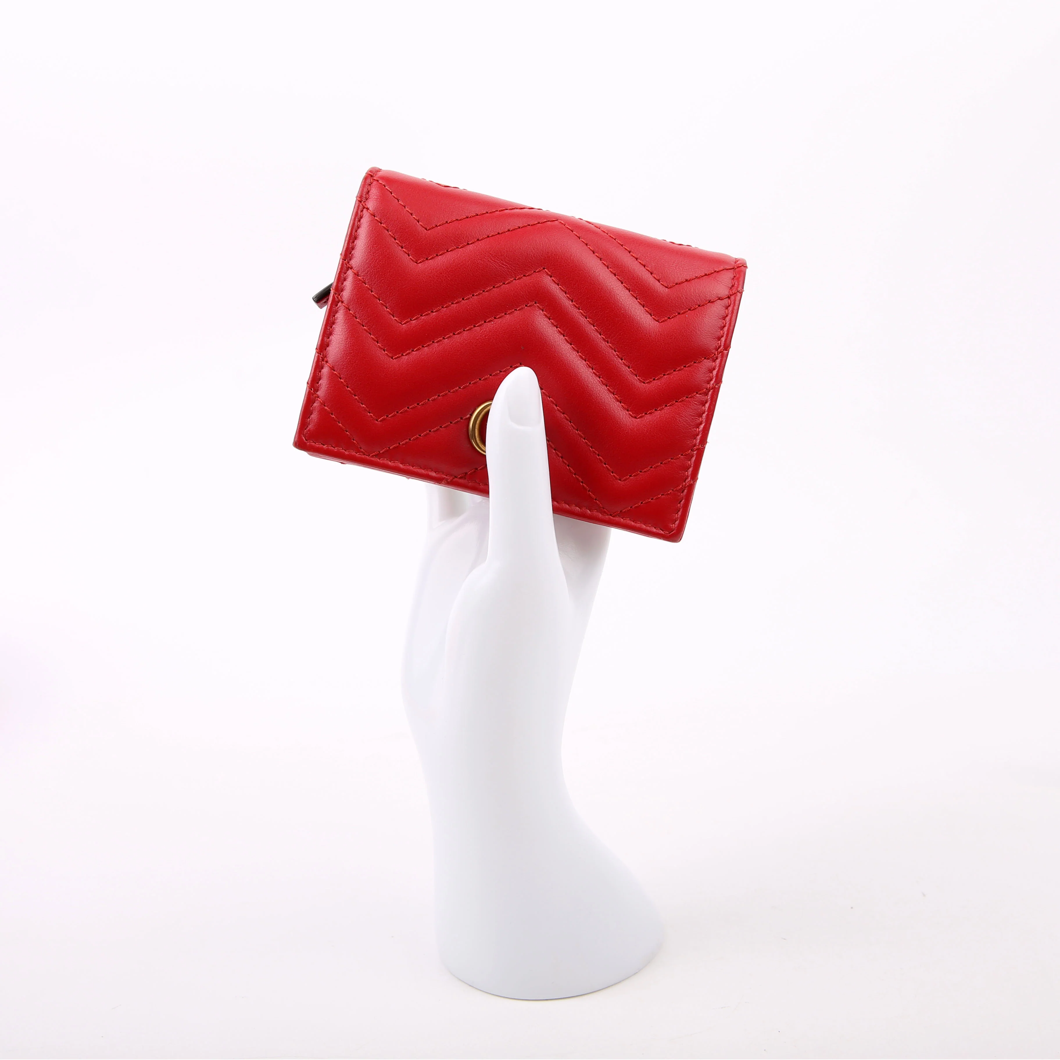 466492 GG Marmont Card Case Red - Image 9