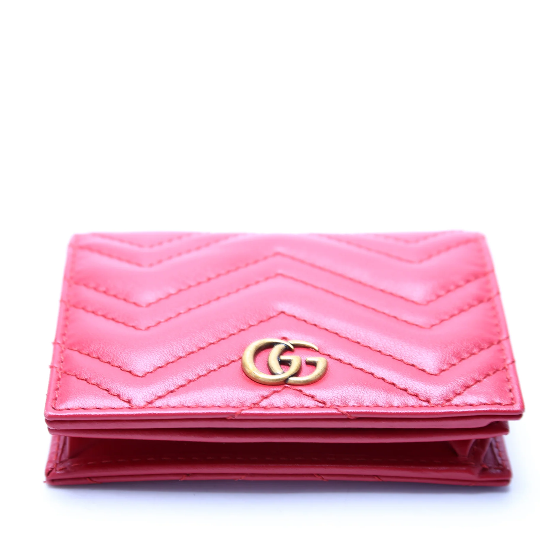 466492 GG Marmont Card Case Red - Image 4
