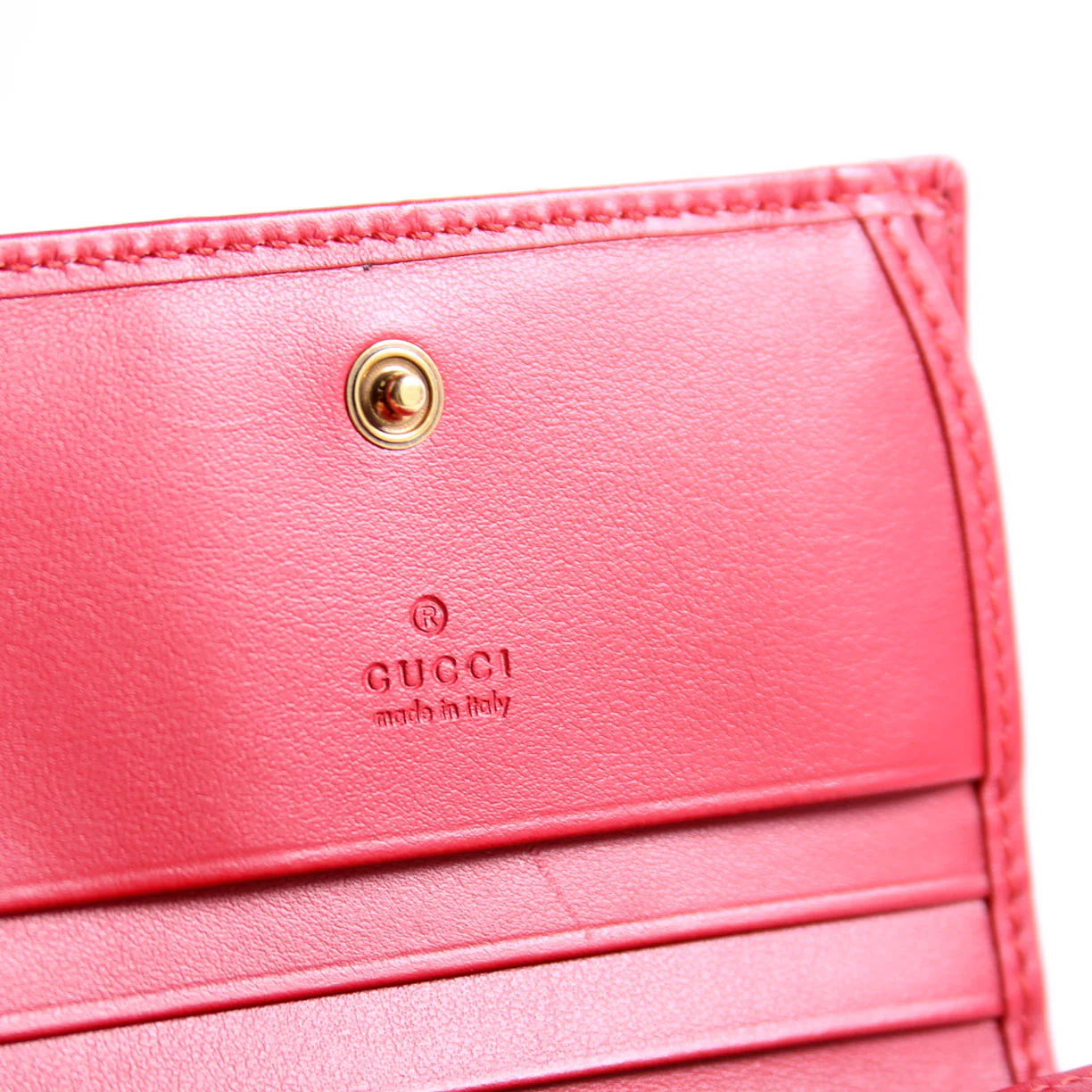 466492 GG Marmont Card Case Red/Gold - Image 12
