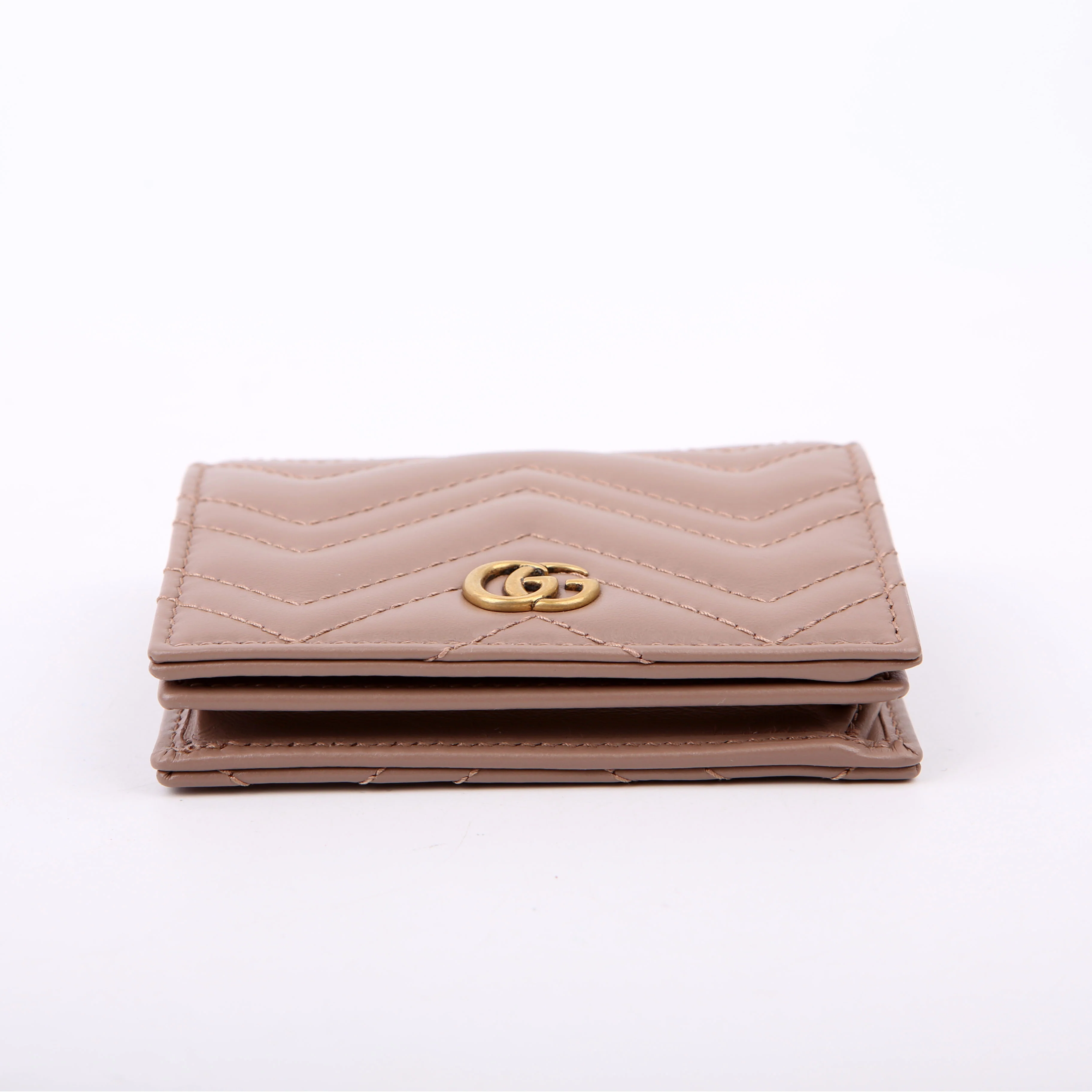 466492 GG Marmont Card Case Tan - Image 4