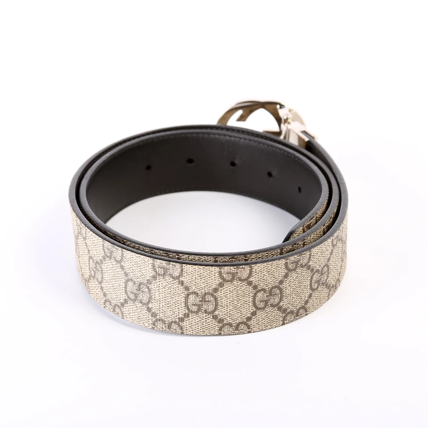 473030 GG Supreme Leather Reversible Belt Size 90/36 - Image 3