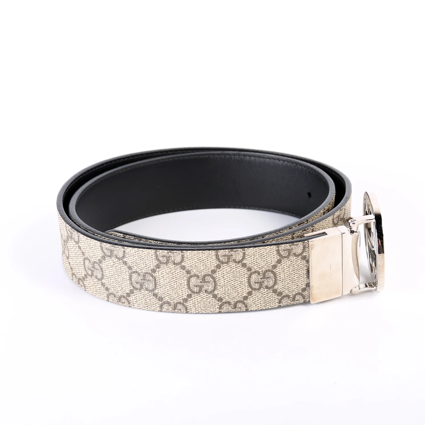 473030 GG Supreme Leather Reversible Belt Size 90/36 - Image 4