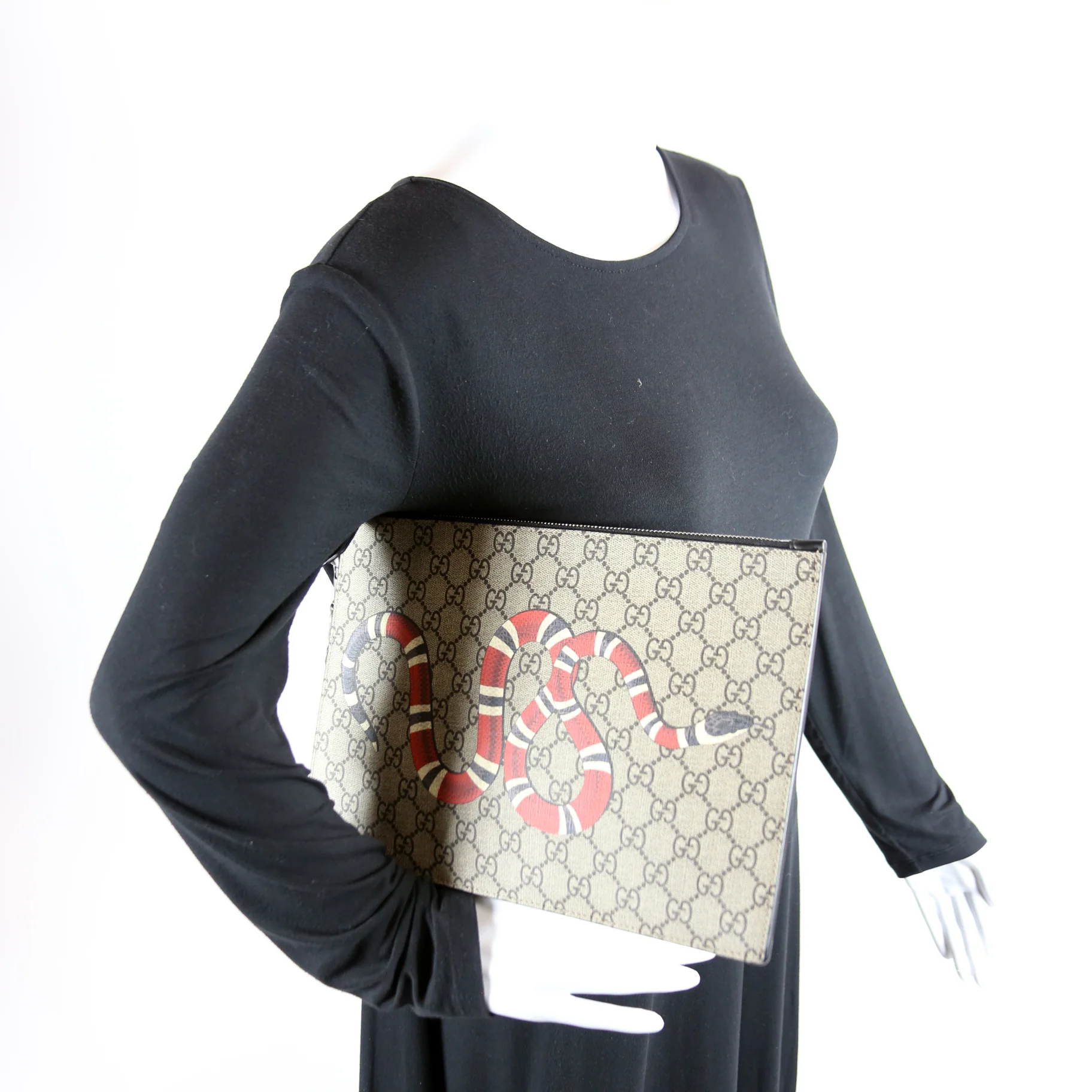 473904 GG Supreme Snake Pouch - Image 9