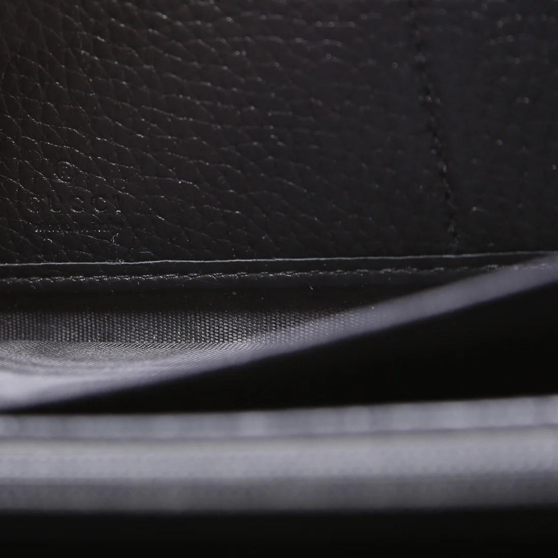 473928 Leather Zip Around Wallet Black - Image 7