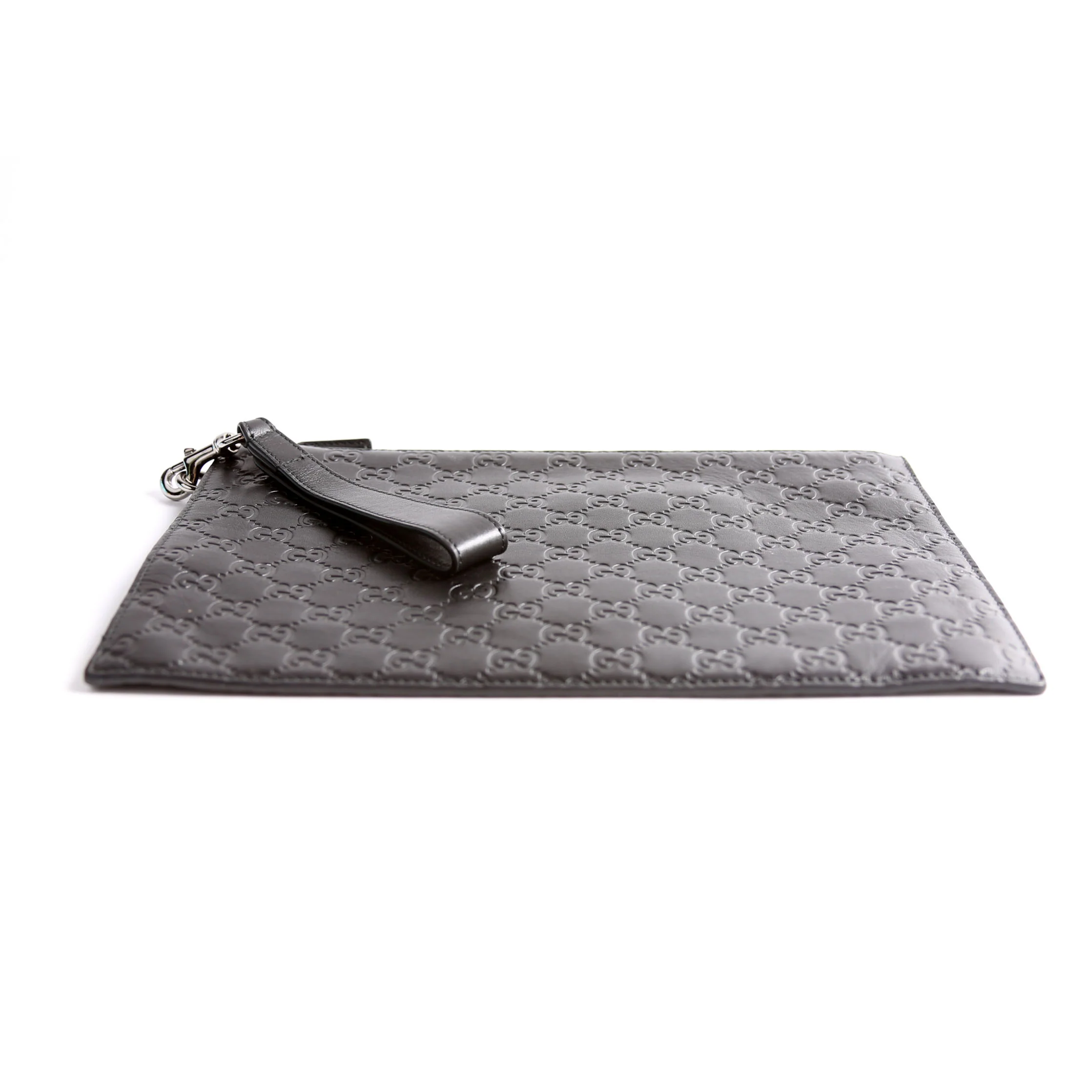 473963 Guccissima Zip Clutch Black - Image 5