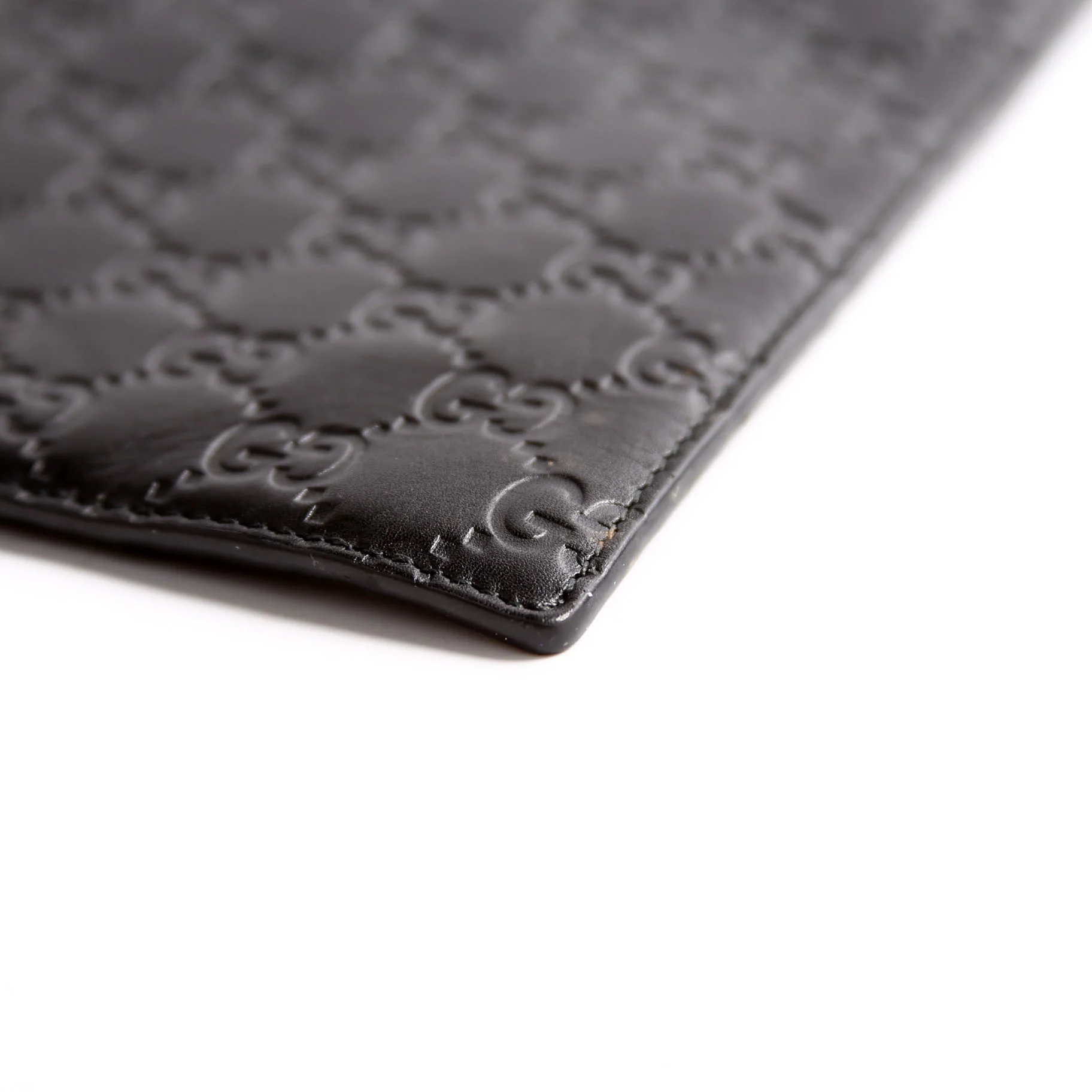 473963 Guccissima Zip Clutch Black - Image 7